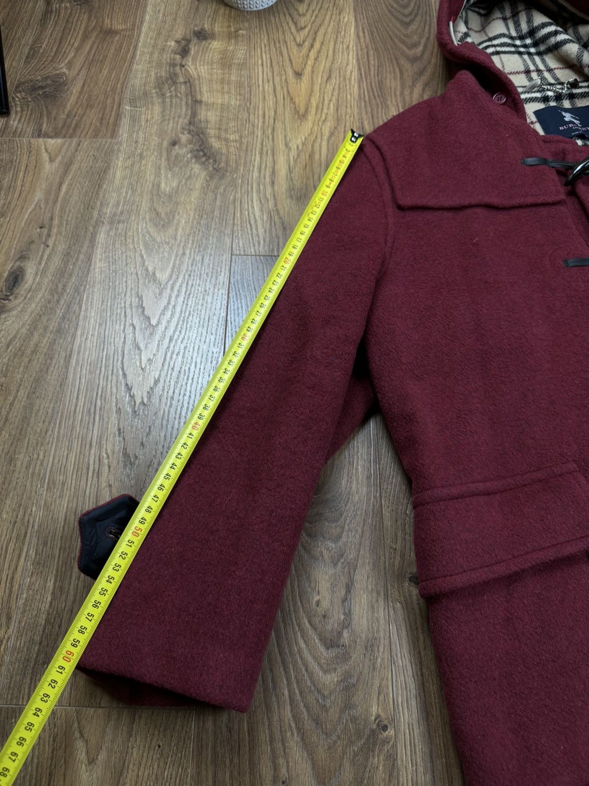Burberry Wool duffle coat Burberry Nova Check original luxury item Size US XL / EU 56 / 4 - 7 Thumbnail
