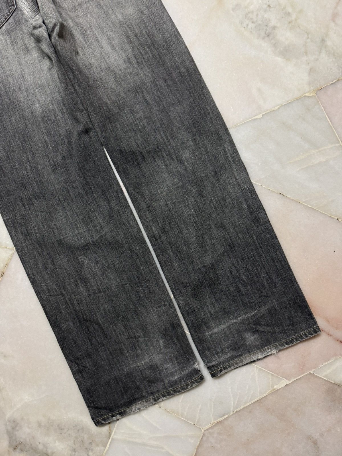 Uniqlo 💥THRASHED💥90's UNIQLO EASY FIT STRAIGHT NICE FADING DISTRESS Size US 31 - 18 Thumbnail