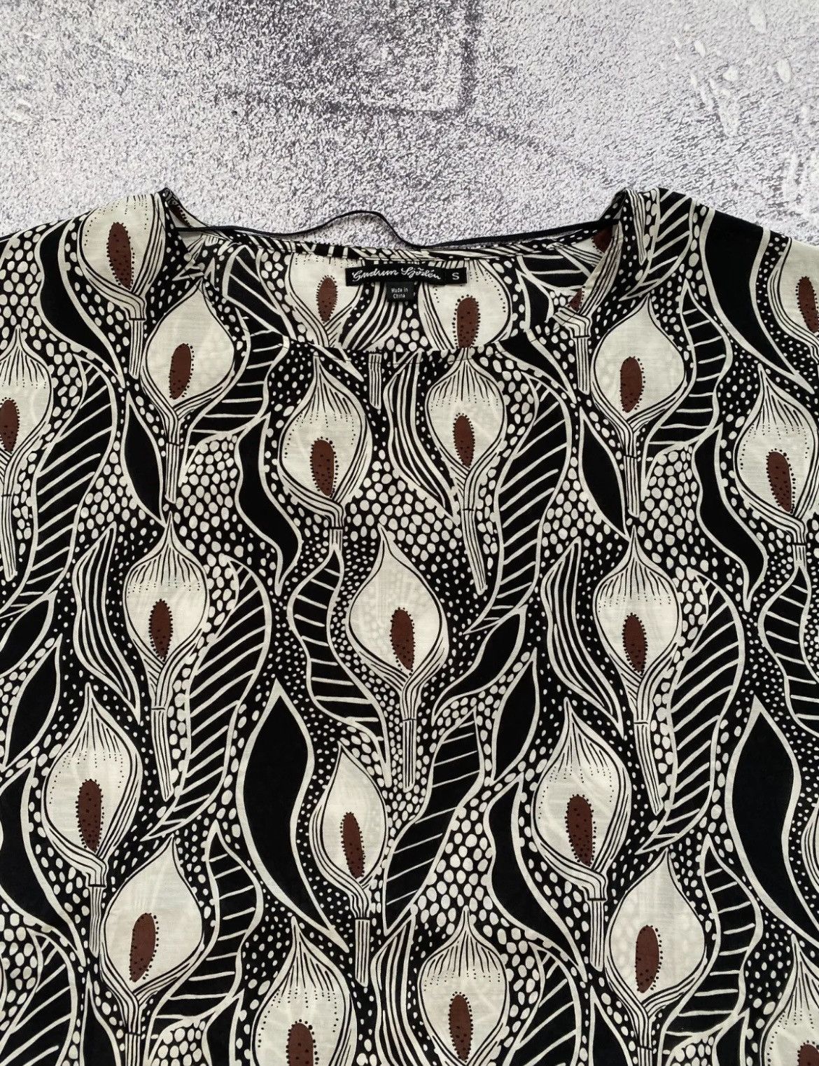 Designer Gudrun Sjoden Tunica 70% Cotton 30% Silk Size S Size S / US 4 / IT 40 - 2 Thumbnail