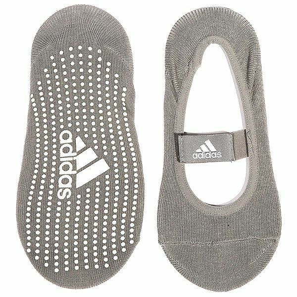 Adidas Adidas Yoga Non-Slip Strap Socks Grey S/M Size ONE SIZE - 3 Thumbnail