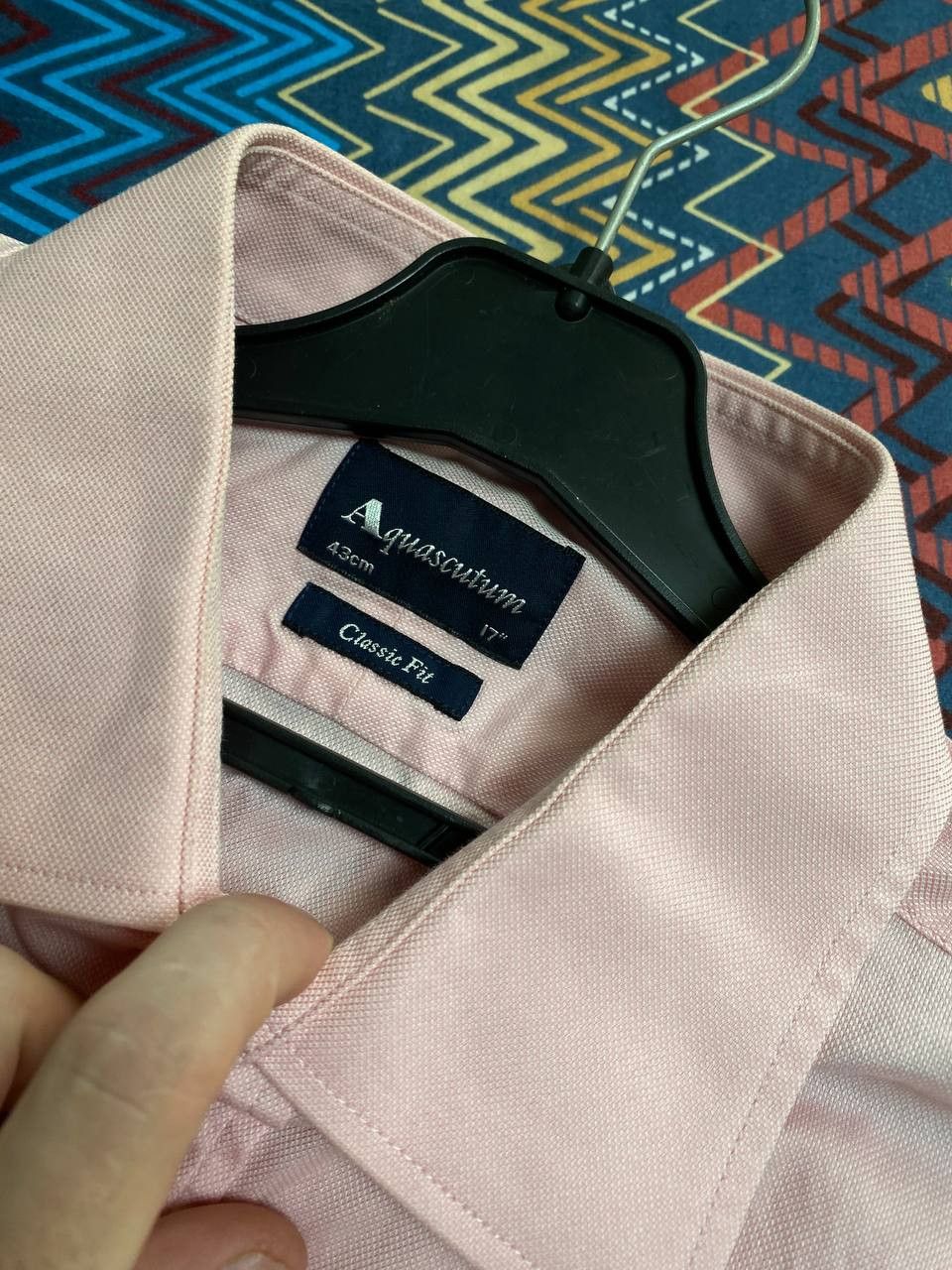 Aquascutum × Vintage Aquascatum London shirt cufflinks required Size US XXL / EU 58 / 5 - 2 Thumbnail