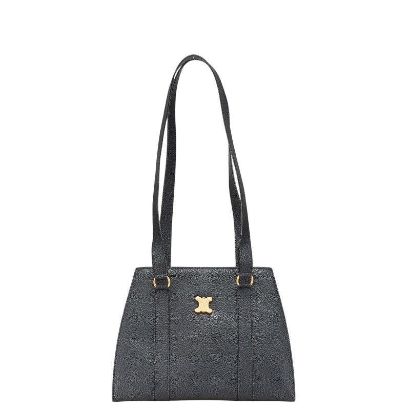 Celine Celine Celine Triomphe Leather Shoulder Bag Leather Shoulder Bag Size ONE SIZE - 1 Thumbnail