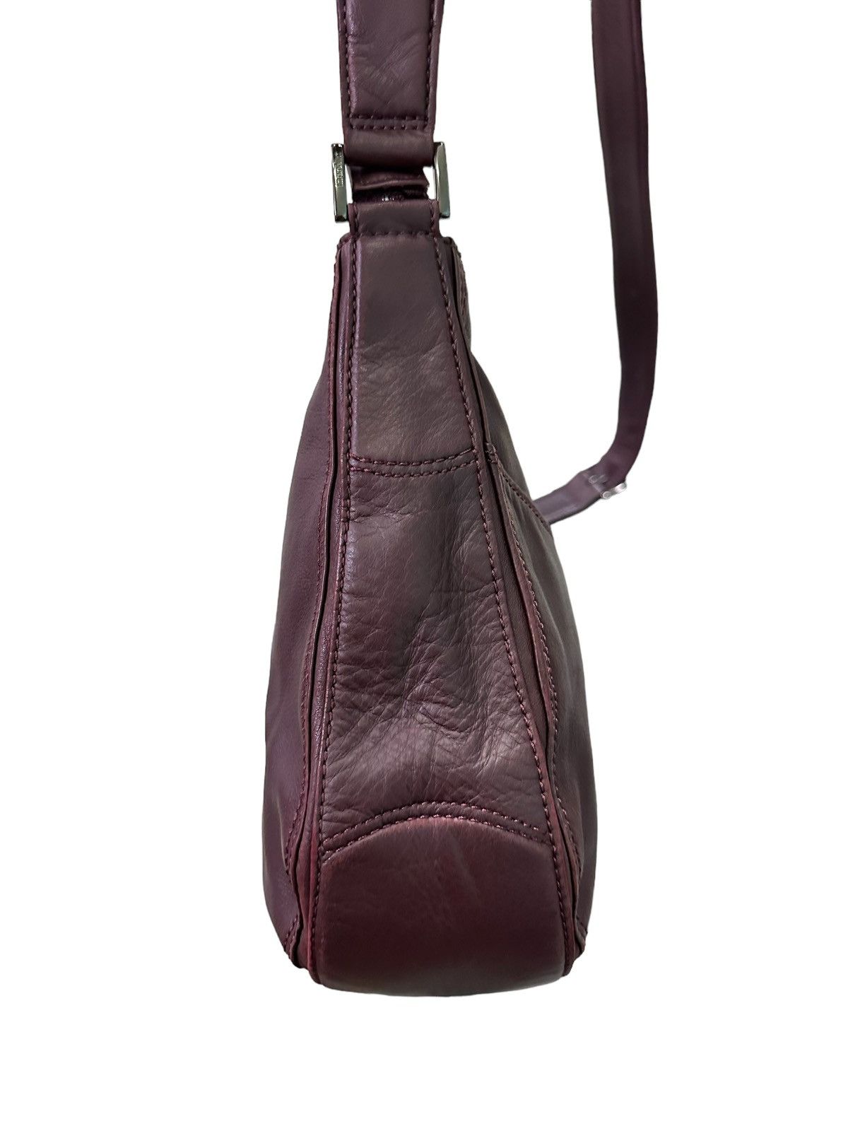 Vintage ISSEY MIYAKE SOFT LEATHER CROSSBODY BAG Size ONE SIZE - 5 Thumbnail