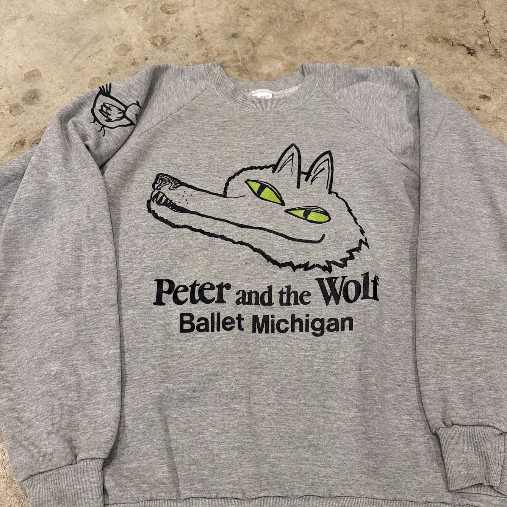 Vintage VINTAGE Peter and The Wolf Promo Sweatshirt Crewneck Mens Large Gray Sweatshirt Mens L Gray Promo Peter and The Wolf vintage Sweatshirt Size US L / EU 52-54 / 3 - 4 Thumbnail