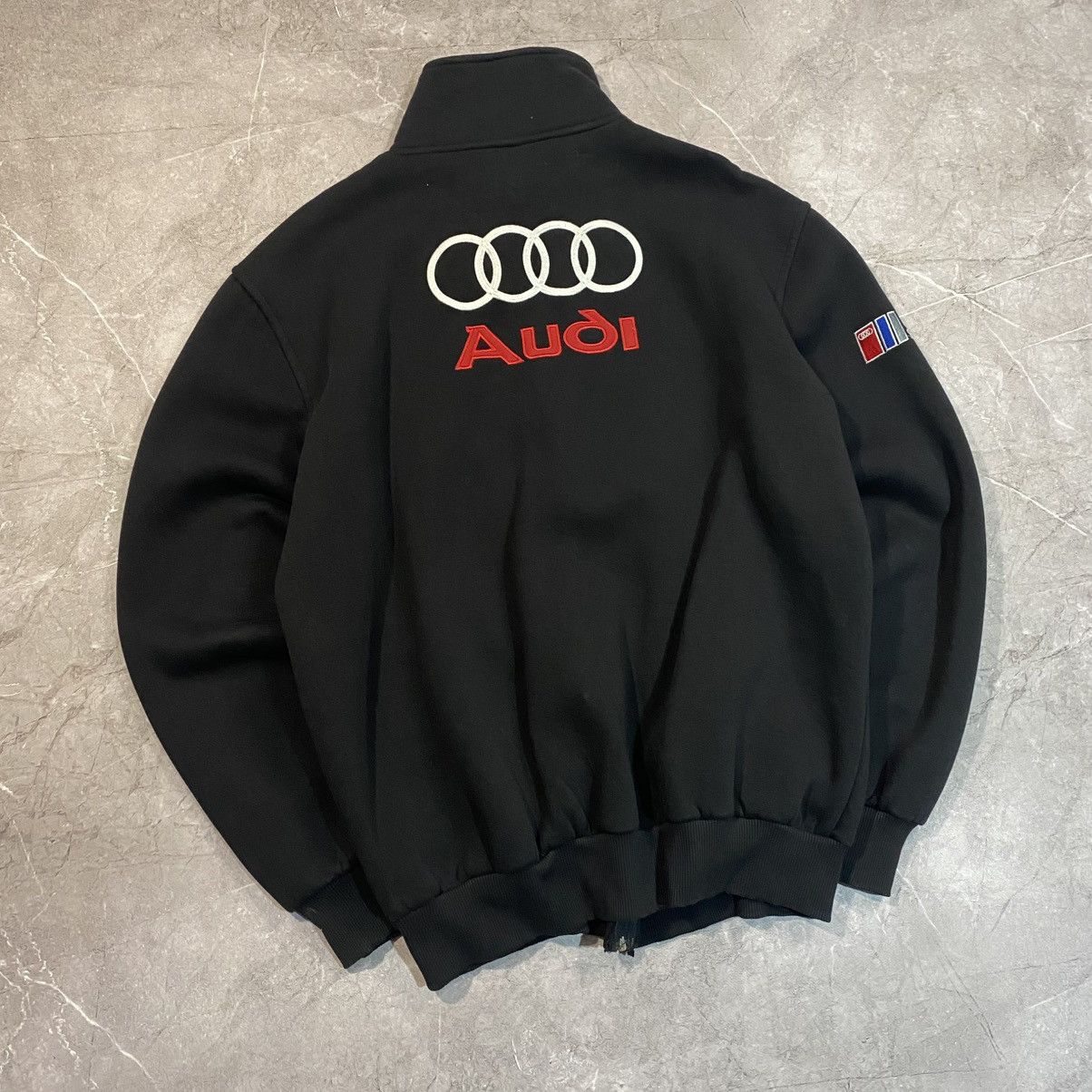 Audi × Vintage VINTAGE AUDI BIG LOGO ZIP SWEATSHIRT RACING BIG LOGO 00s Size US XL / EU 56 / 4 - 7 Thumbnail