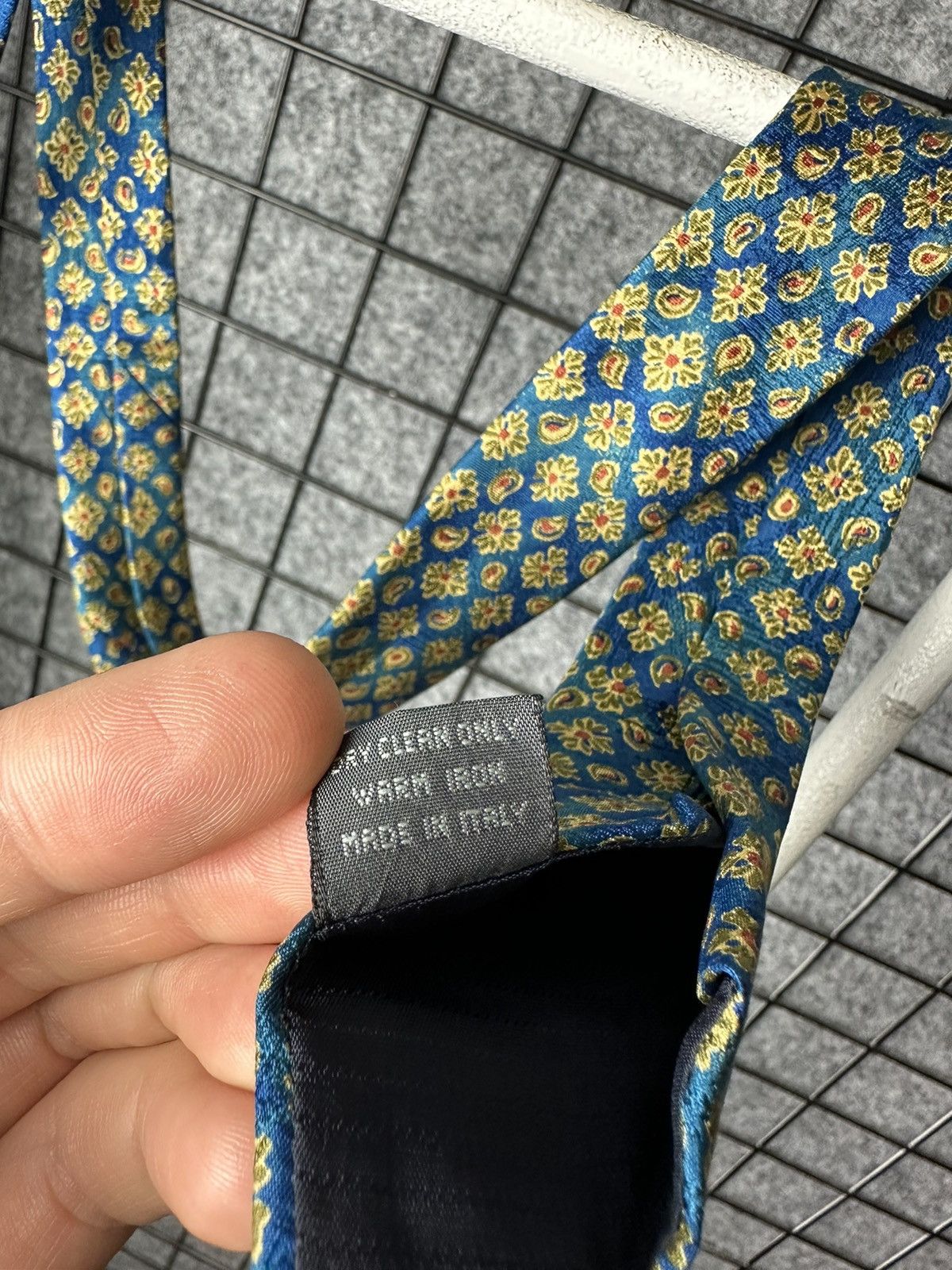 Ermenegildo Zegna Ermenegildo Zegna Vintage Floral Print Silk Tie Size OS Size ONE SIZE - 5 Thumbnail