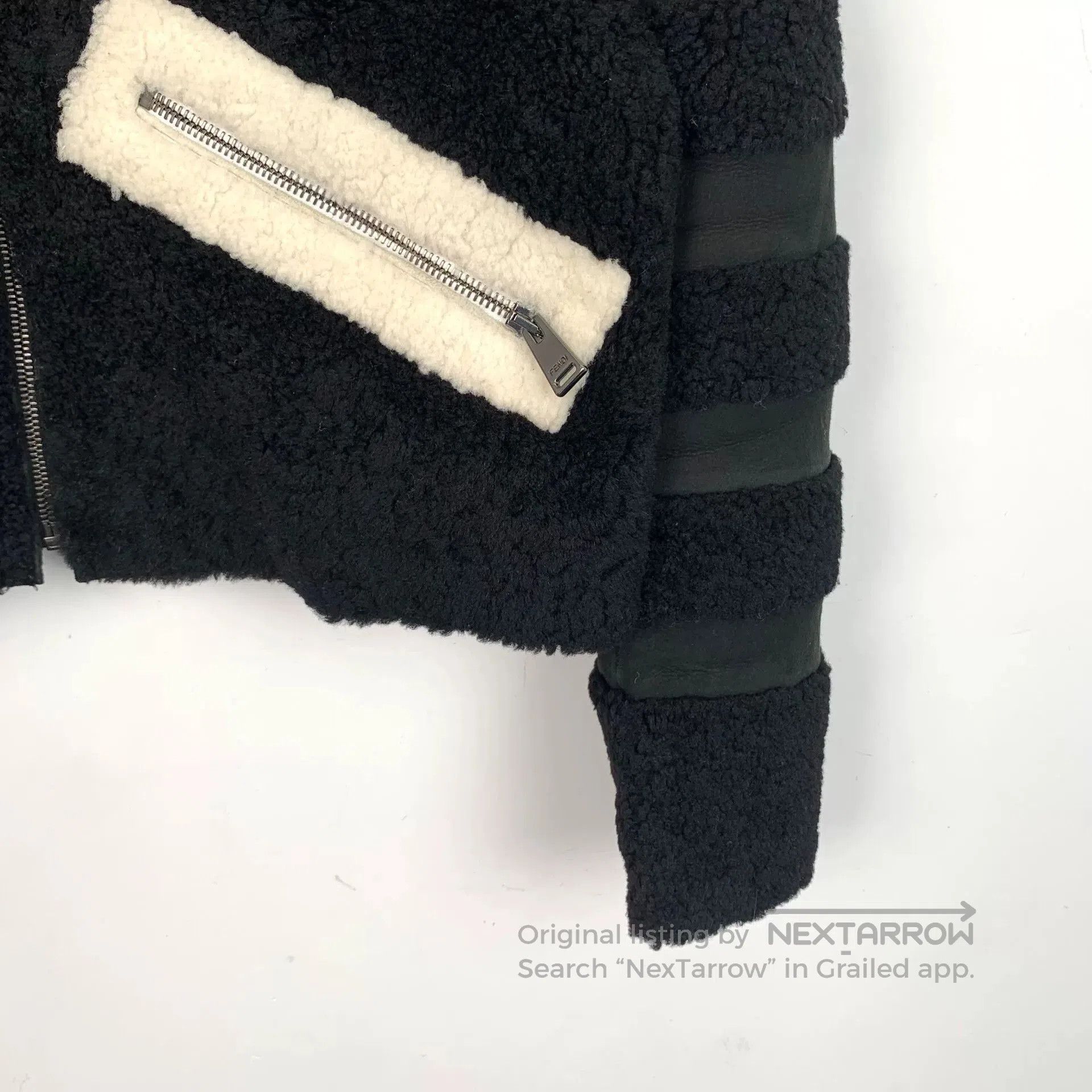 Fendi black furry monster zip jacket by fendi. Size US M / EU 48-50 / 2 - 4 Thumbnail
