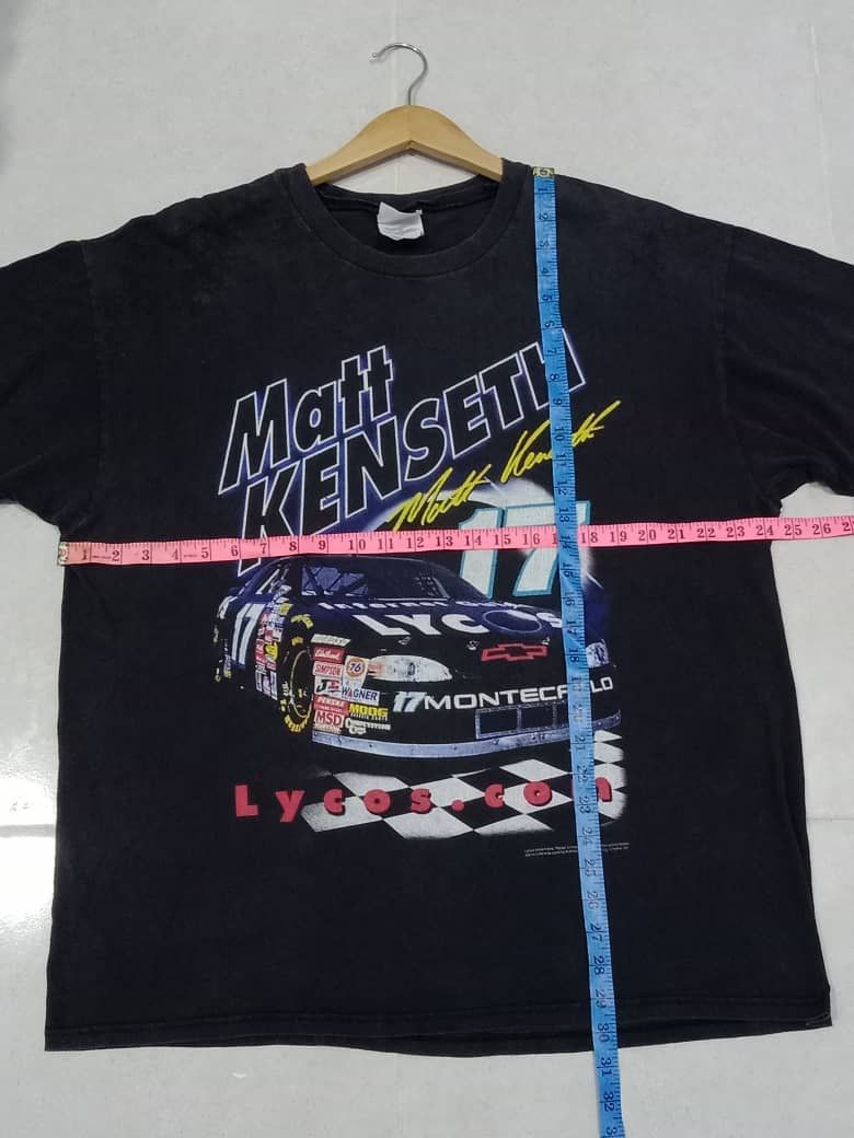 Vintage VINTAGE 90’S NASCAR MATT KENSETH OVERPRINT TEES SIZE XL Size US XL / EU 56 / 4 - 13 Thumbnail
