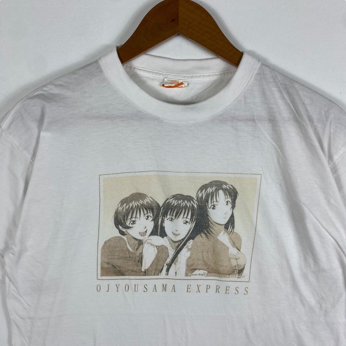 Vintage Vintage 90's OJYOUSAMA EXPRESS Manga Game Graphic Tee Shirt Size US M / EU 48-50 / 2 - 2 Thumbnail