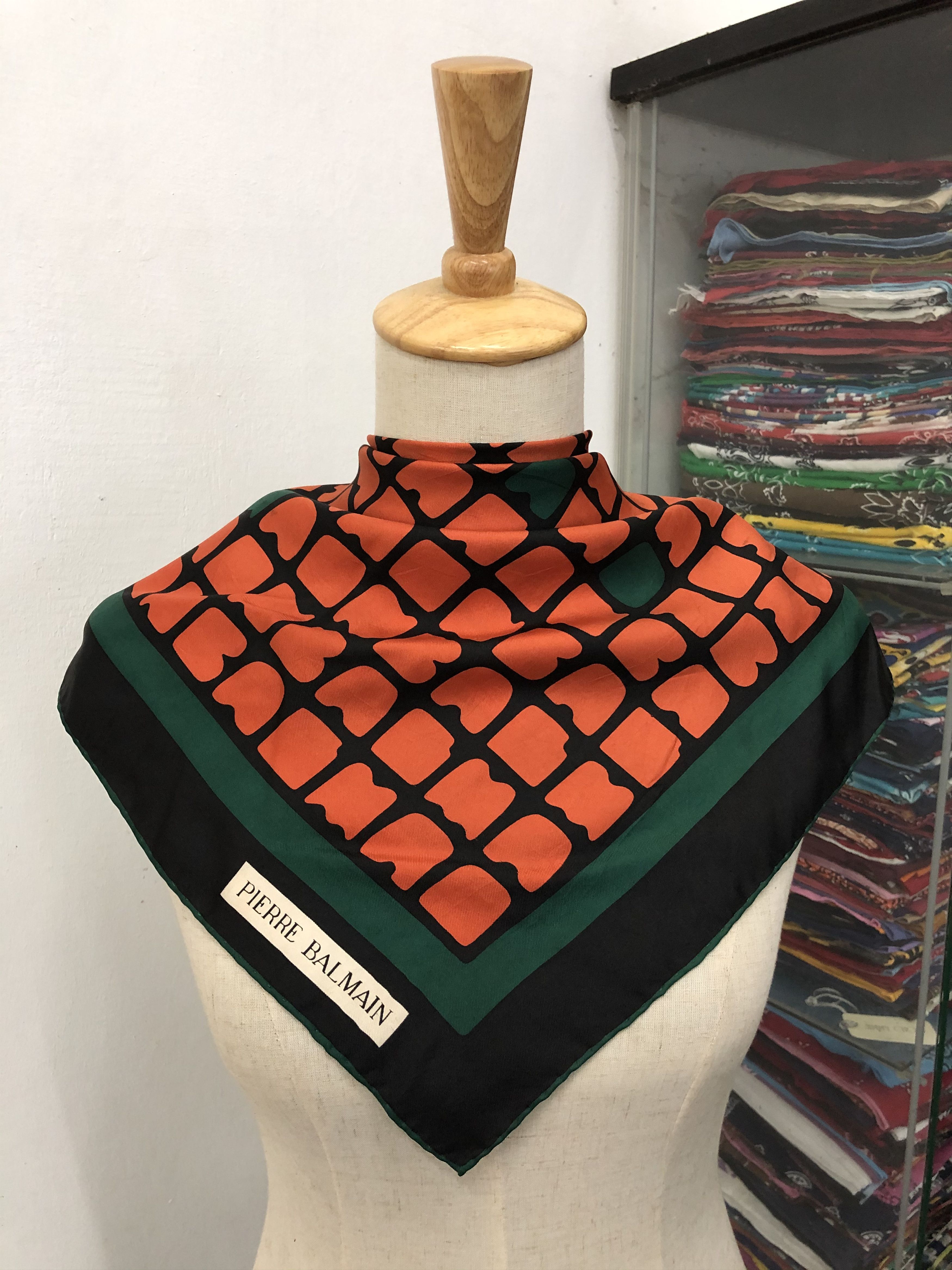 Pierre Balmain Vintage Pierre Balmain Silk Scarf Size ONE SIZE - 1 Thumbnail