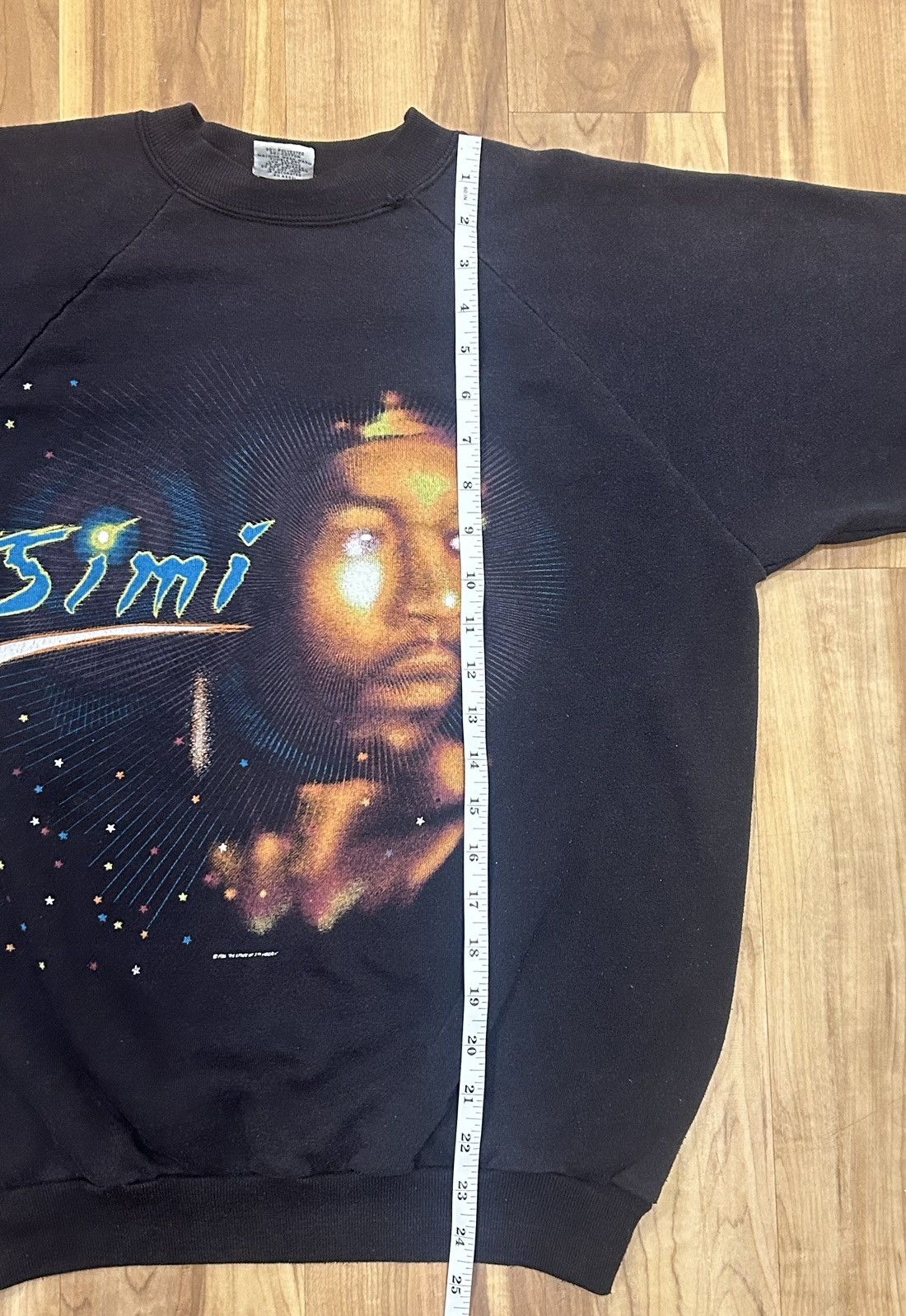 Band Tees × Vintage Vintage 1986 Jimi Hendrix faded crewneck Size US XL / EU 56 / 4 - 6 Thumbnail