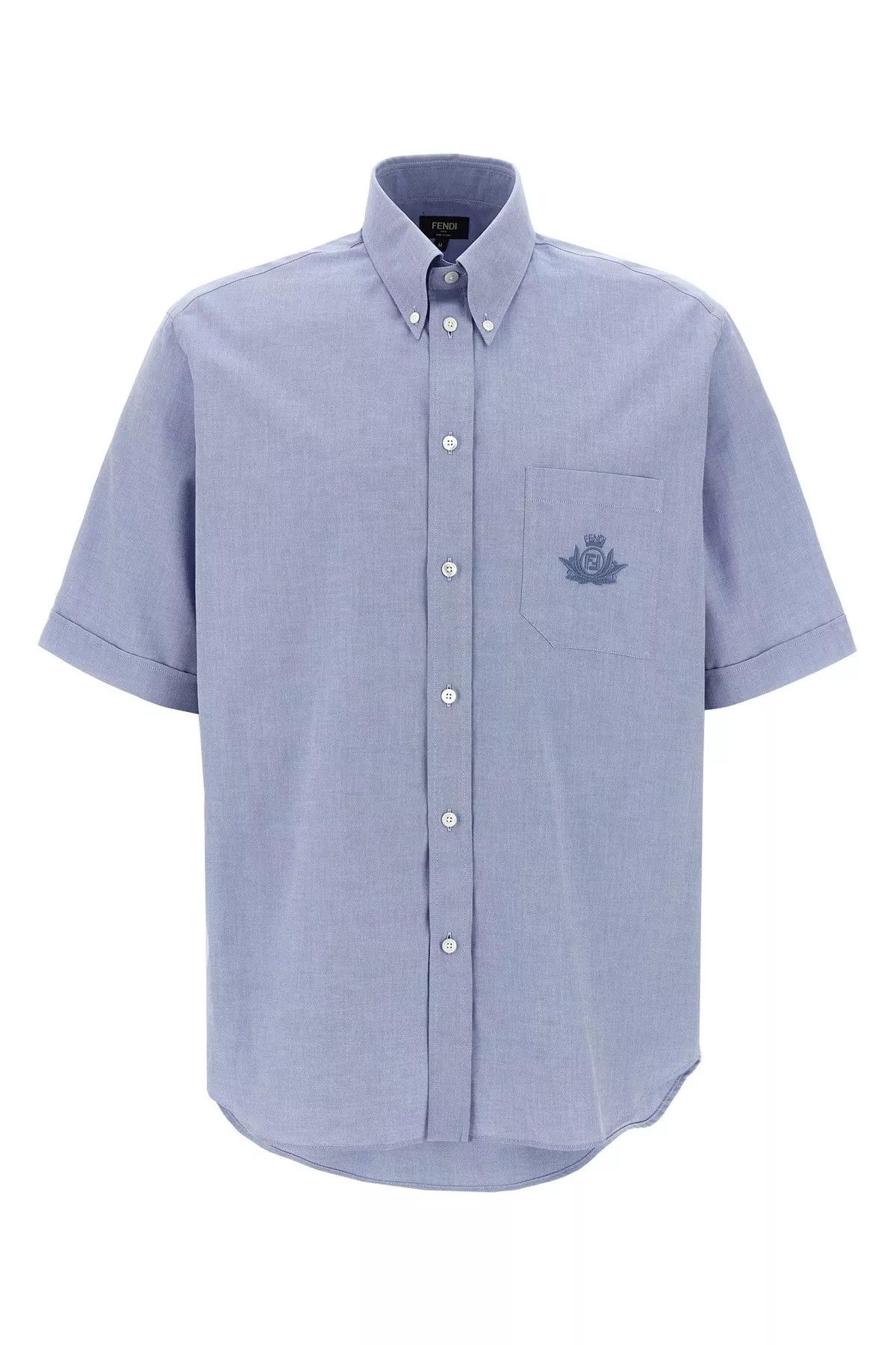 Fendi 'Fendi Crest' shirt Size US M / EU 48-50 / 2 - 1 Thumbnail