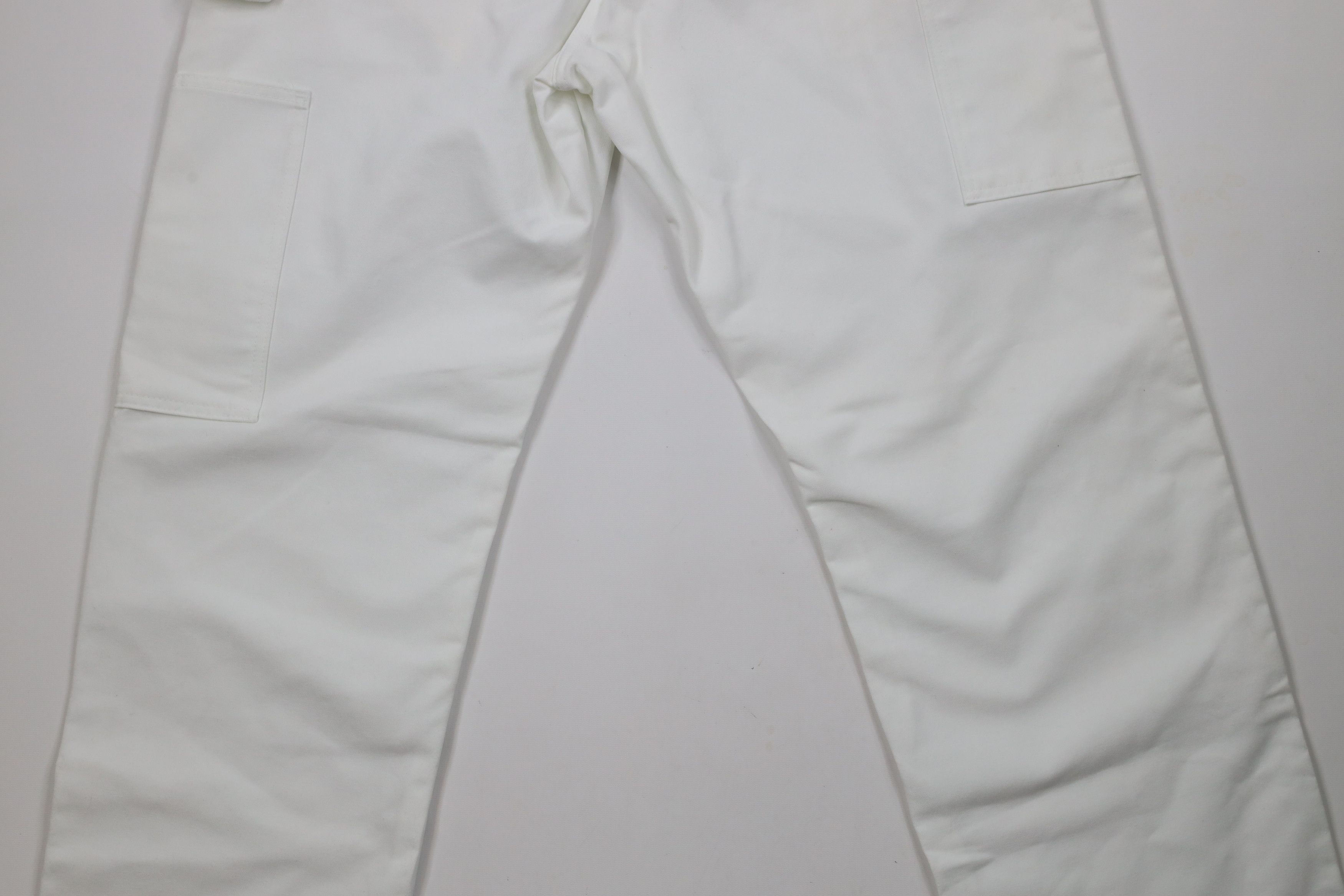 Dickies × Vintage Vintage Dickies Spell Wide Leg Dungaree Painter Pants White Size US 34 / EU 50 - 10 Thumbnail