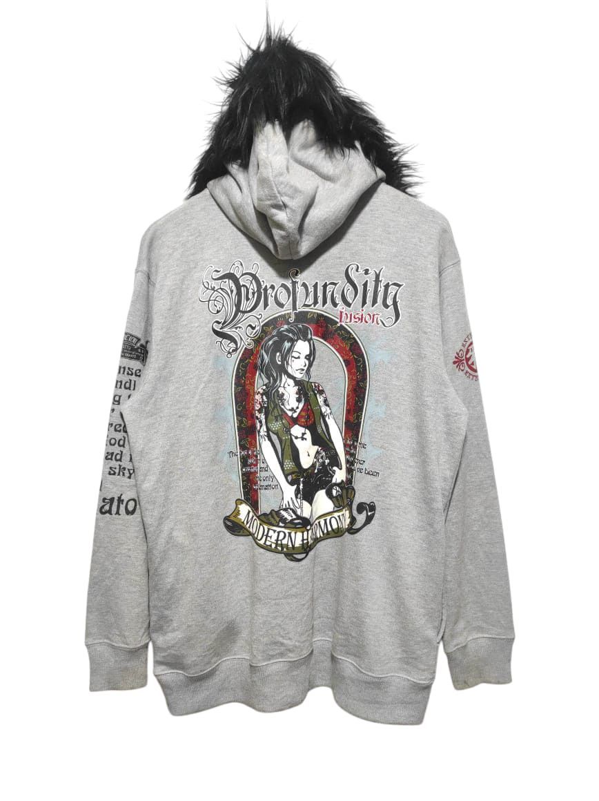 If Six Was Nine Profundity Fusion Modern Harmony Big Zipper Fur Hoodie Size US L / EU 52-54 / 3 - 2 Thumbnail
