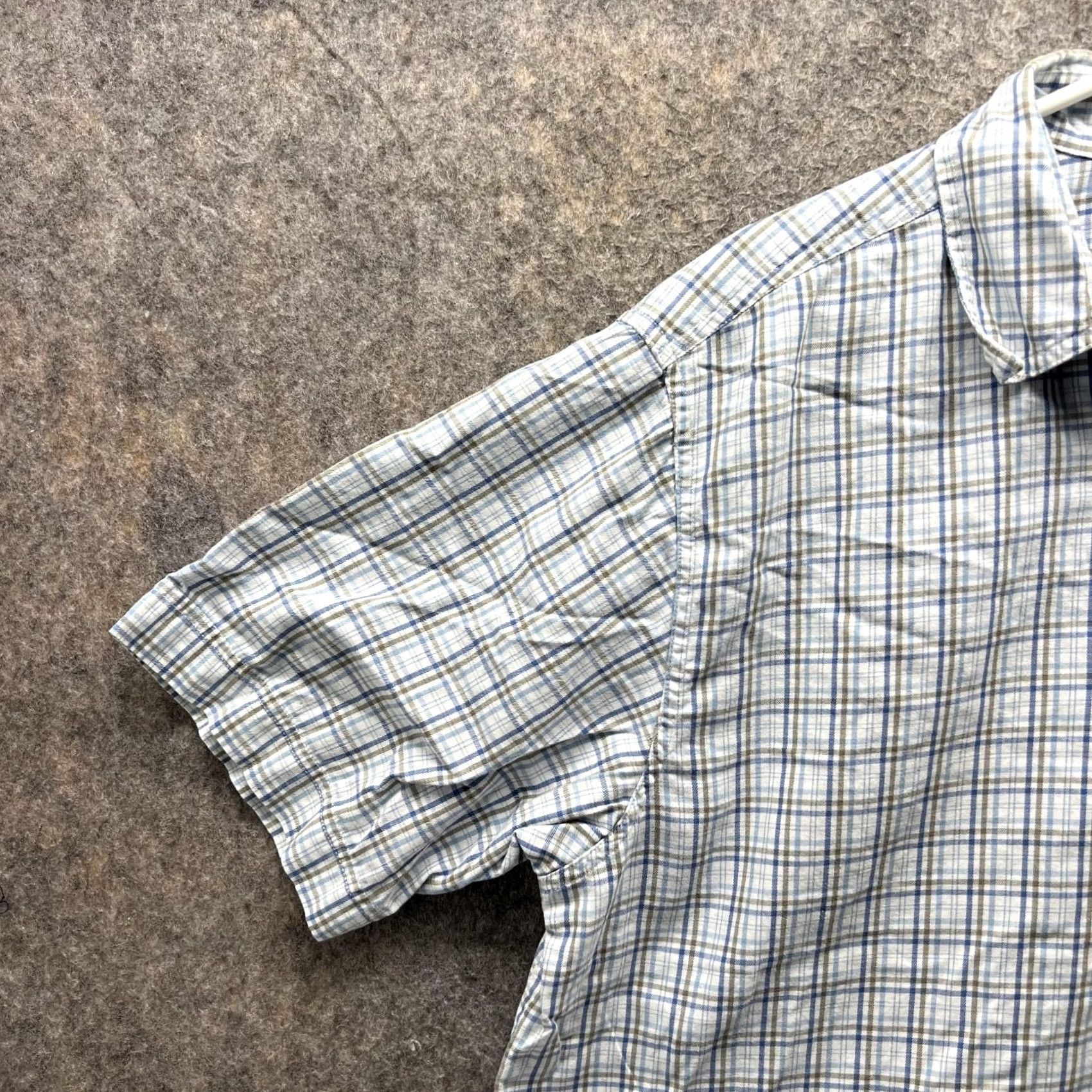 Eddie Bauer VINTAGE Eddie Bauer Shirt Men Large White Grey Button Down Relaxed Plaid Glen Check Shirt Ladies? Size US L / EU 52-54 / 3 - 7 Thumbnail