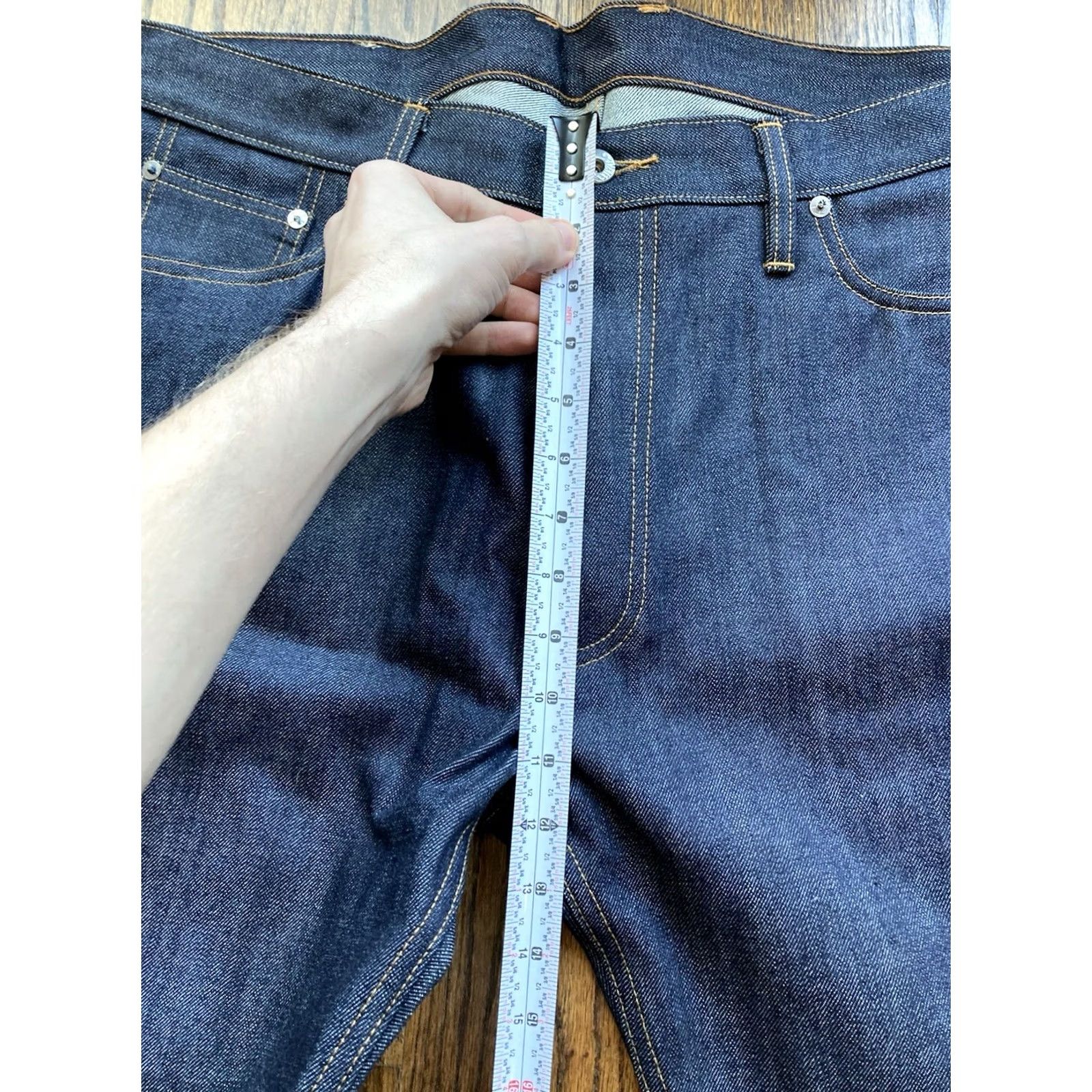 3sixteen 3sixteen Jeans Mens Size 38 Denim Cotton 5-Pocket Tapered Selvedge CT-100x Indigo NWT Size US 38 / EU 54 - 4 Thumbnail