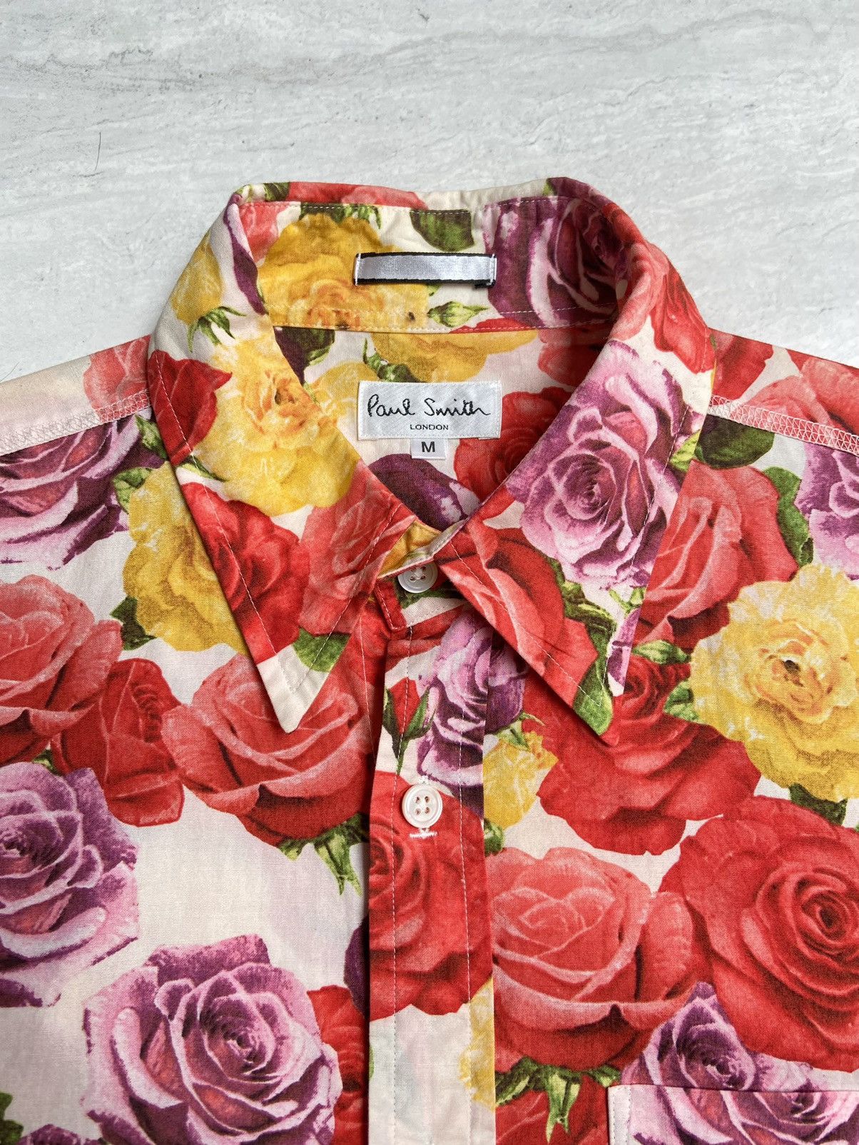 Paul Smith PAUL SMITH Motive Flower Shirt Size US S / EU 44-46 / 1 - 10 Thumbnail