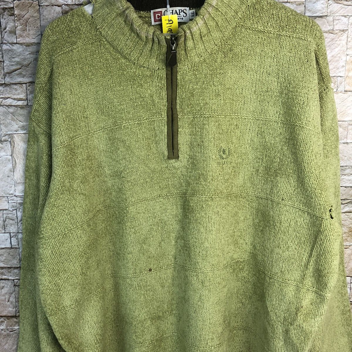 Chaps Chaps Green ripped vintage Sweatshirt #A195 Size US XL / EU 56 / 4 - 5 Thumbnail