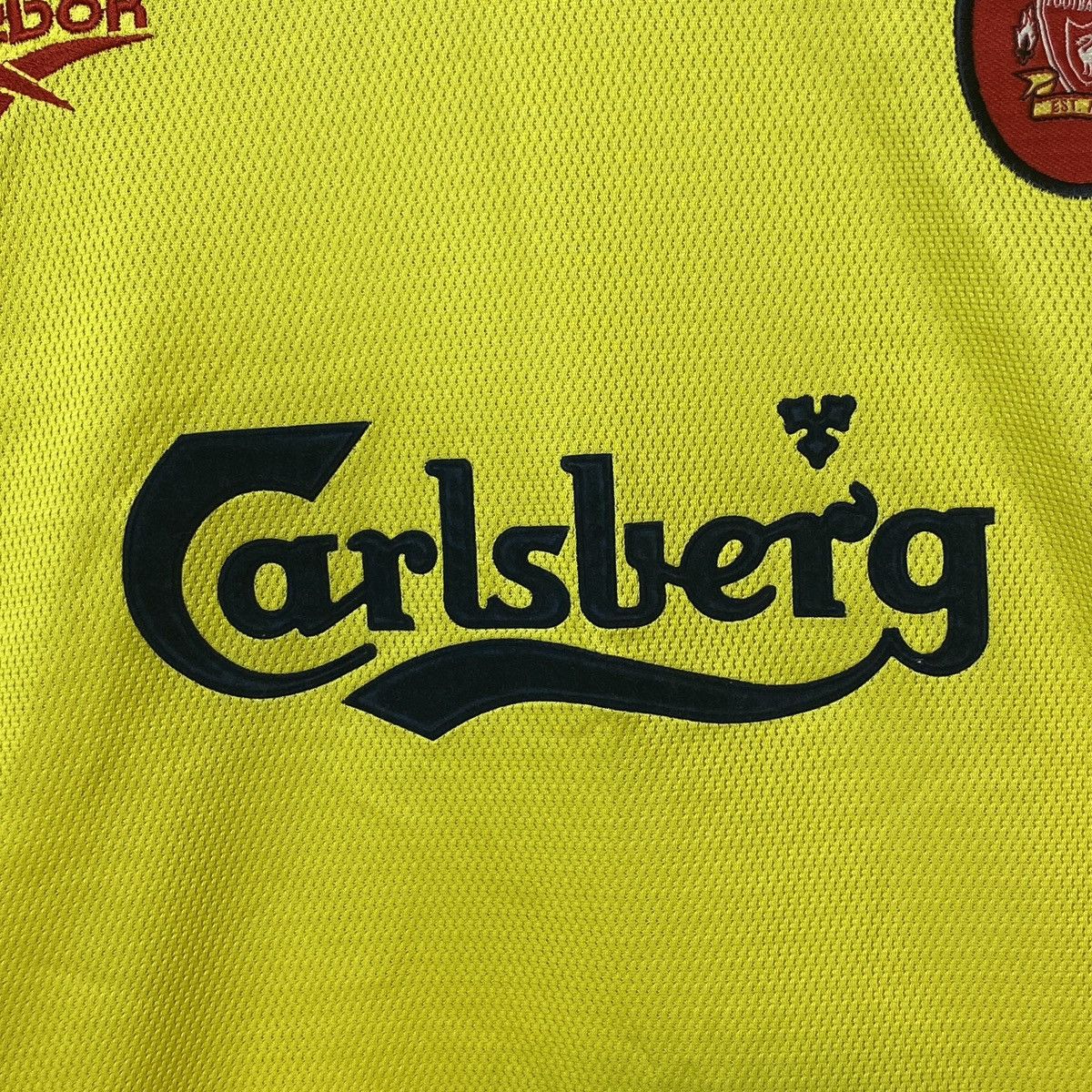 Reebok Vintage 1997 Reebok Liverpool Away Jersey Yellow Size 46/48 Size US M / EU 48-50 / 2 - 5 Thumbnail