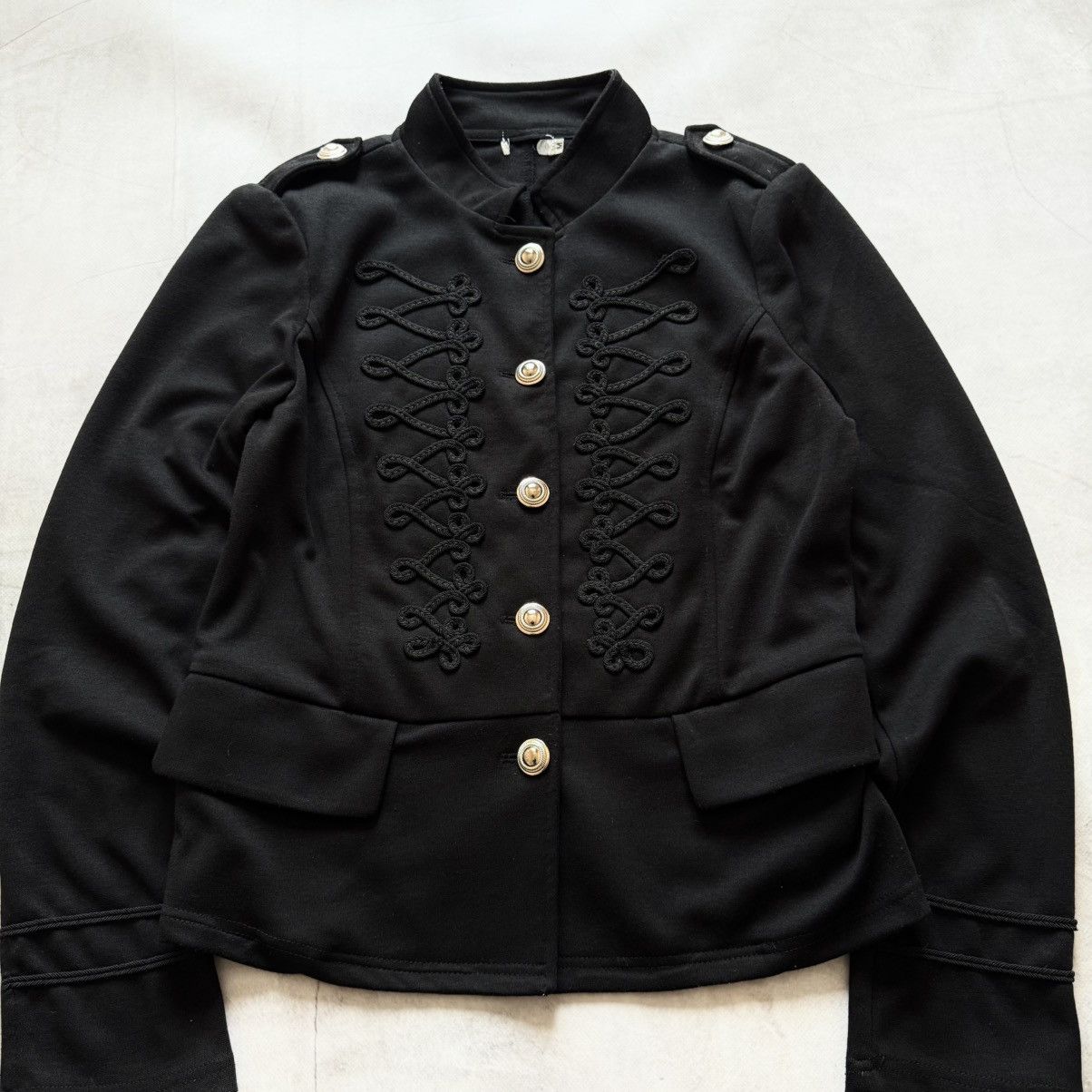 Hysteric Glamour 00s Napoleon Military Jacket Balmain PPFM Hedi Slimane Vibe Size M / US 6-8 / IT 42-44 - 2 Thumbnail