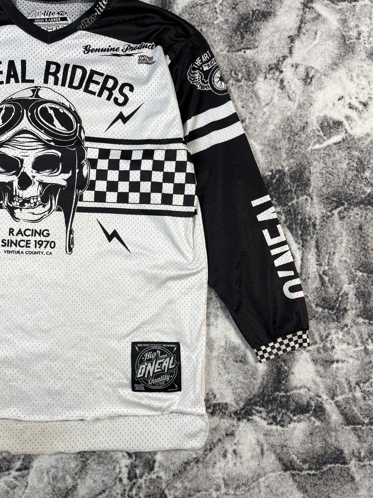 Other Vintage O’Neal Riders Skull Moto Jersey XXL Size US XXL / EU 58 / 5 - 3 Thumbnail