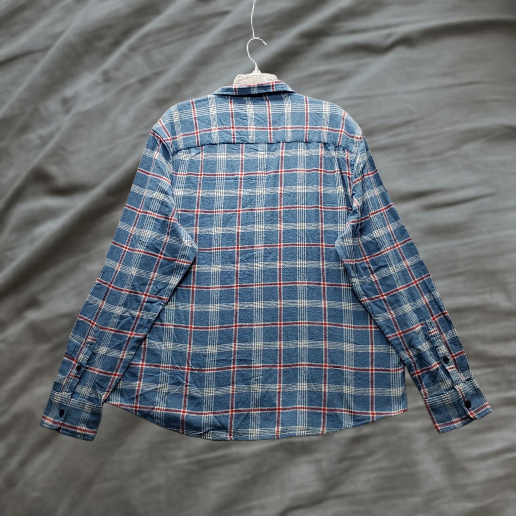 Lucky Brand Lucky Brand Mens XL Flannel Shirt Multi Plaid Classic Fit Pockets Chest Button-Up Shirt Size US XL / EU 56 / 4 - 1 Thumbnail