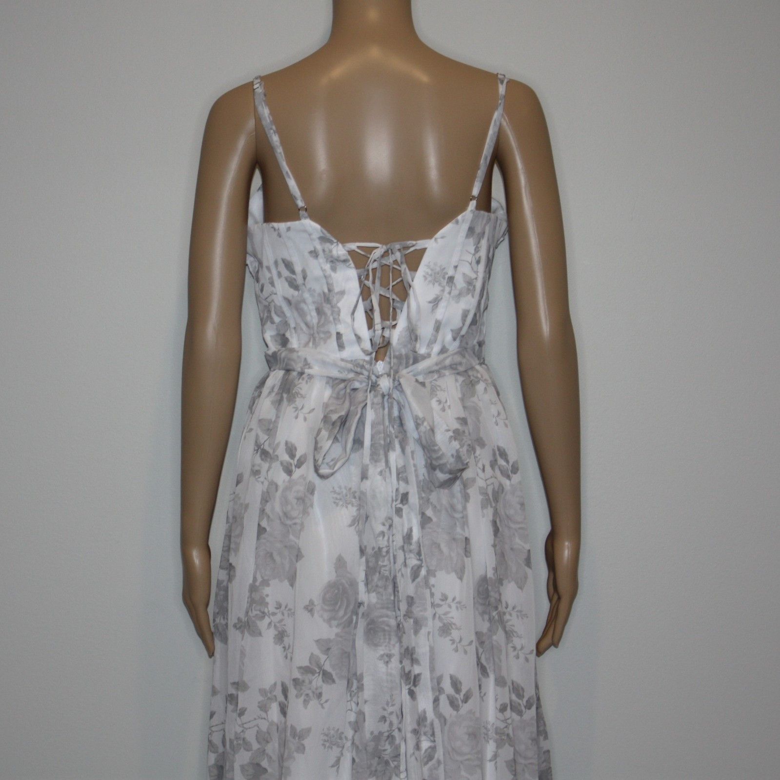 Other Floral Chiffon Long Bridesmaid or Prom Formal Dress US 2 NWT Size XS / US 0-2 / IT 36-38 - 7 Thumbnail