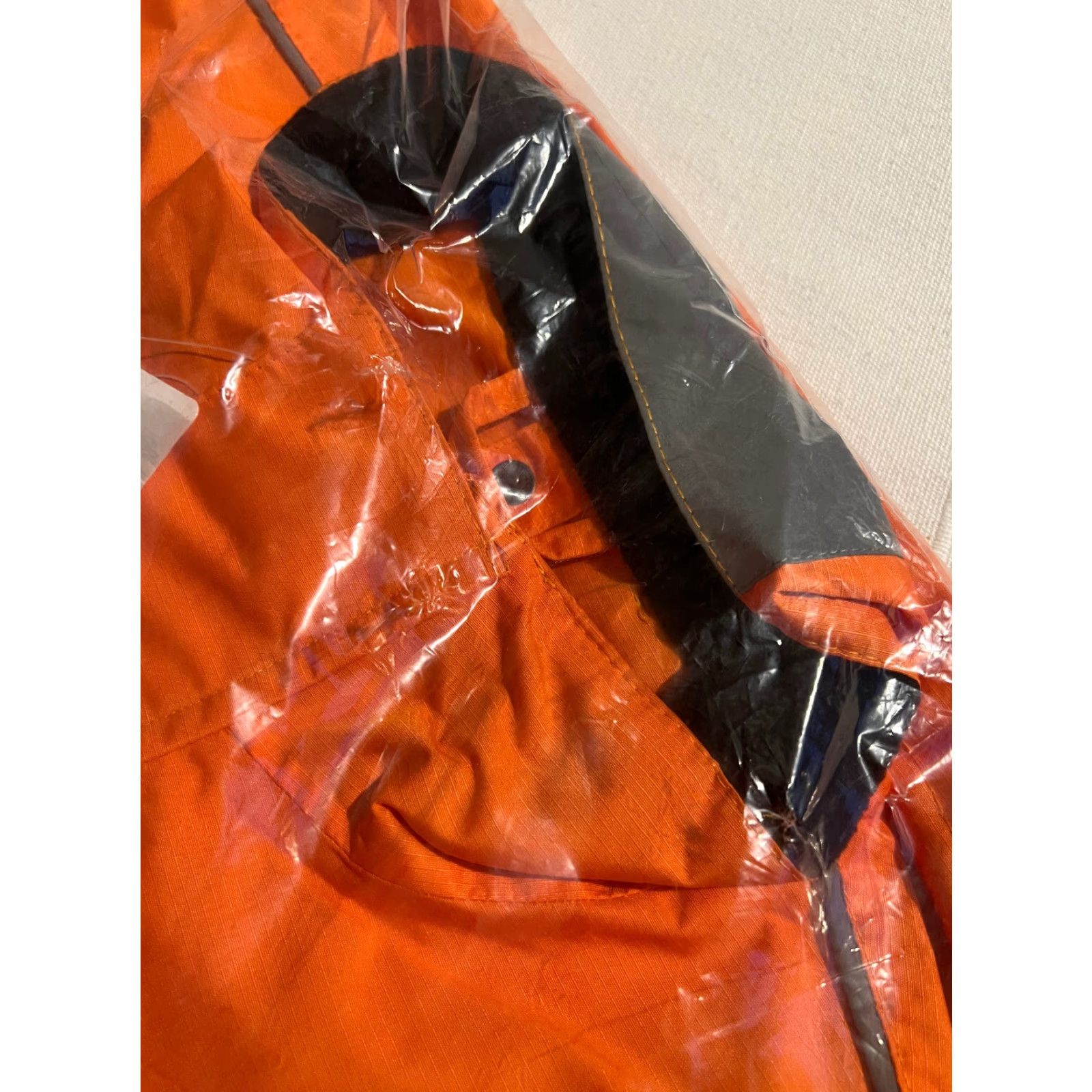 Vintage VINTAGE Just Eat Waterproof Jacket L Unisex Adults Orange Waterproof Size US L / EU 52-54 / 3 - 6 Thumbnail