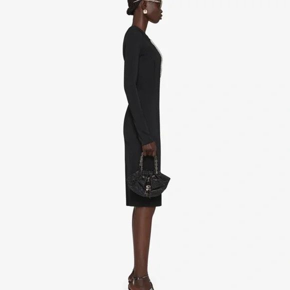Givenchy Givenchy Black Dress w/ Chain - NEW WITH TAGS NWT Size XL / US 12-14 / IT 48-50 - 4 Thumbnail