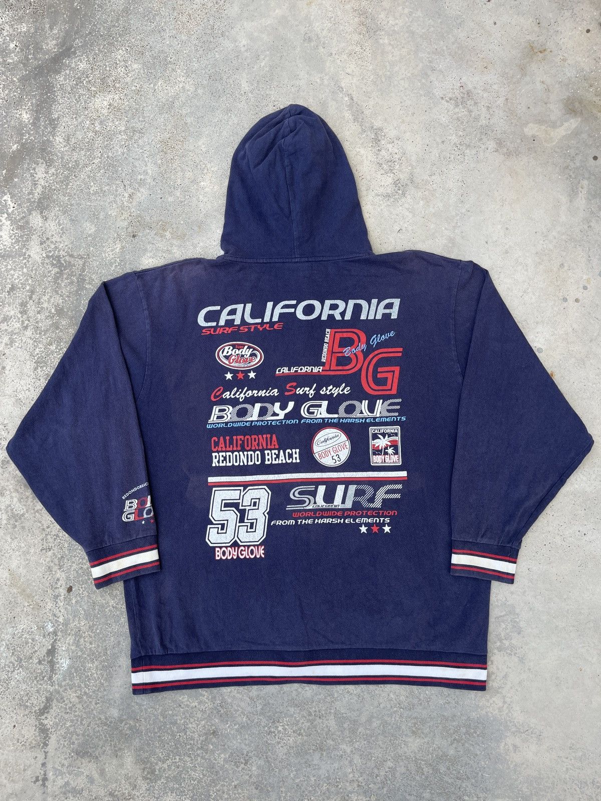 Body Glove × Vintage Vintage Body Glove Zip Up Hoodie Size US XL / EU 56 / 4 - 9 Thumbnail