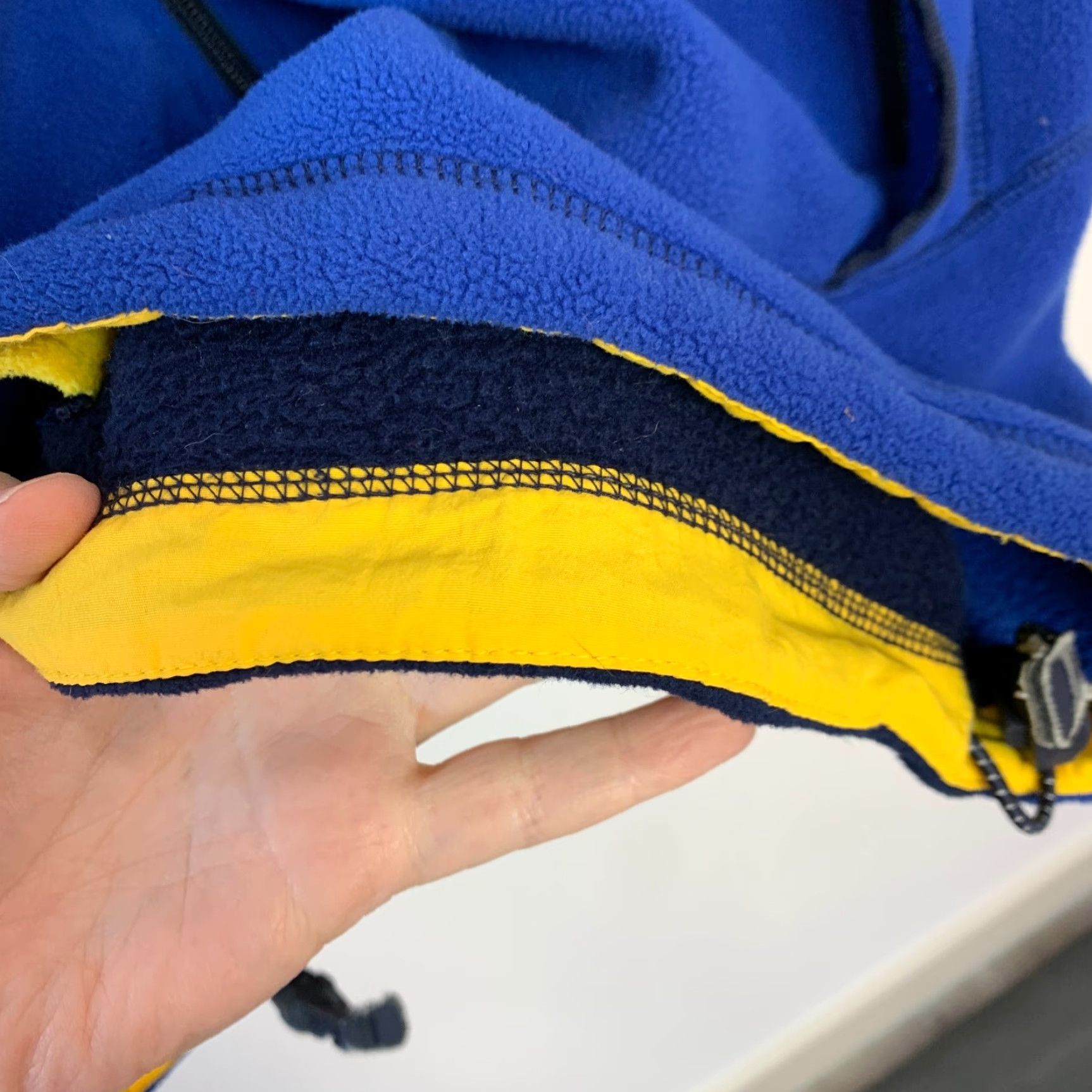 Ralph Lauren Polo Sport Ralph Lauren Jacket Mens Medium Full Zip Fleece Blue Yellow Pockets 90s Style Size US M / EU 48-50 / 2 - 6 Thumbnail