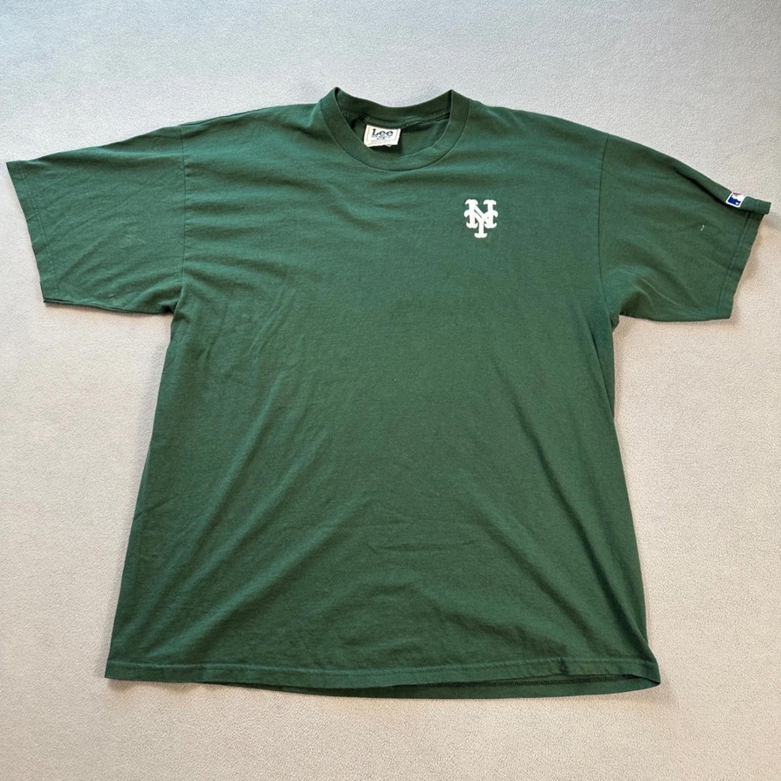 Other Vintage New York Mets Embroidered T Shirt Green MLB 90s 2XL Size US XXL / EU 58 / 5 - 1 Thumbnail