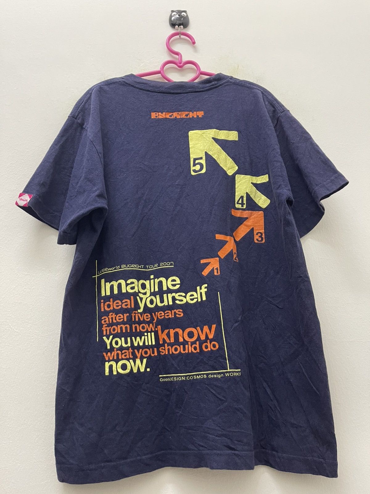 Band Tees Rare UVERWORLD Bugright 2007 Tour Tee Size US M / EU 48-50 / 2 - 2 Thumbnail
