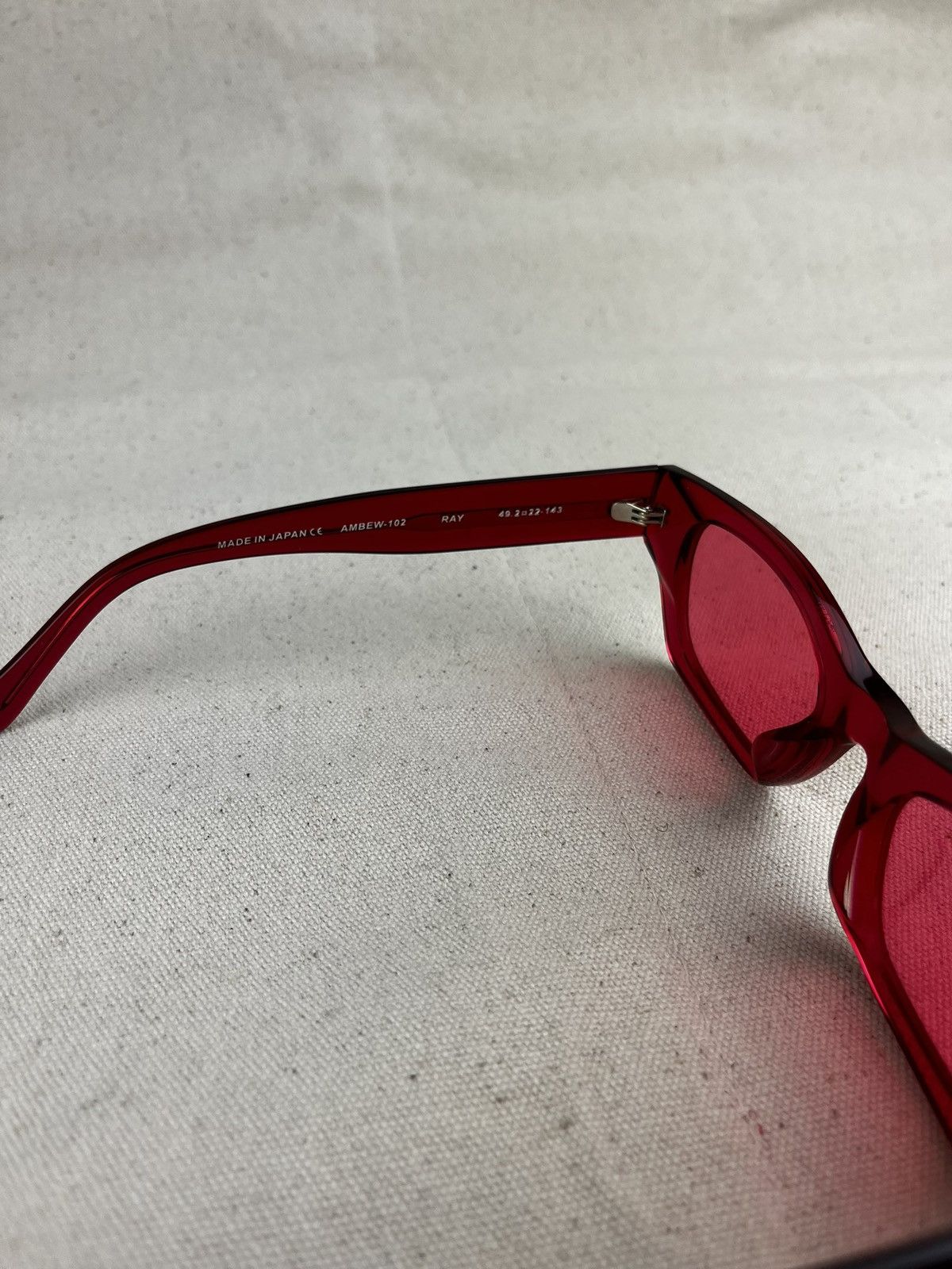 Ambush Design AMBUSH | Ray | Square Frame | Red | Sunglasses Size ONE SIZE - 4 Thumbnail