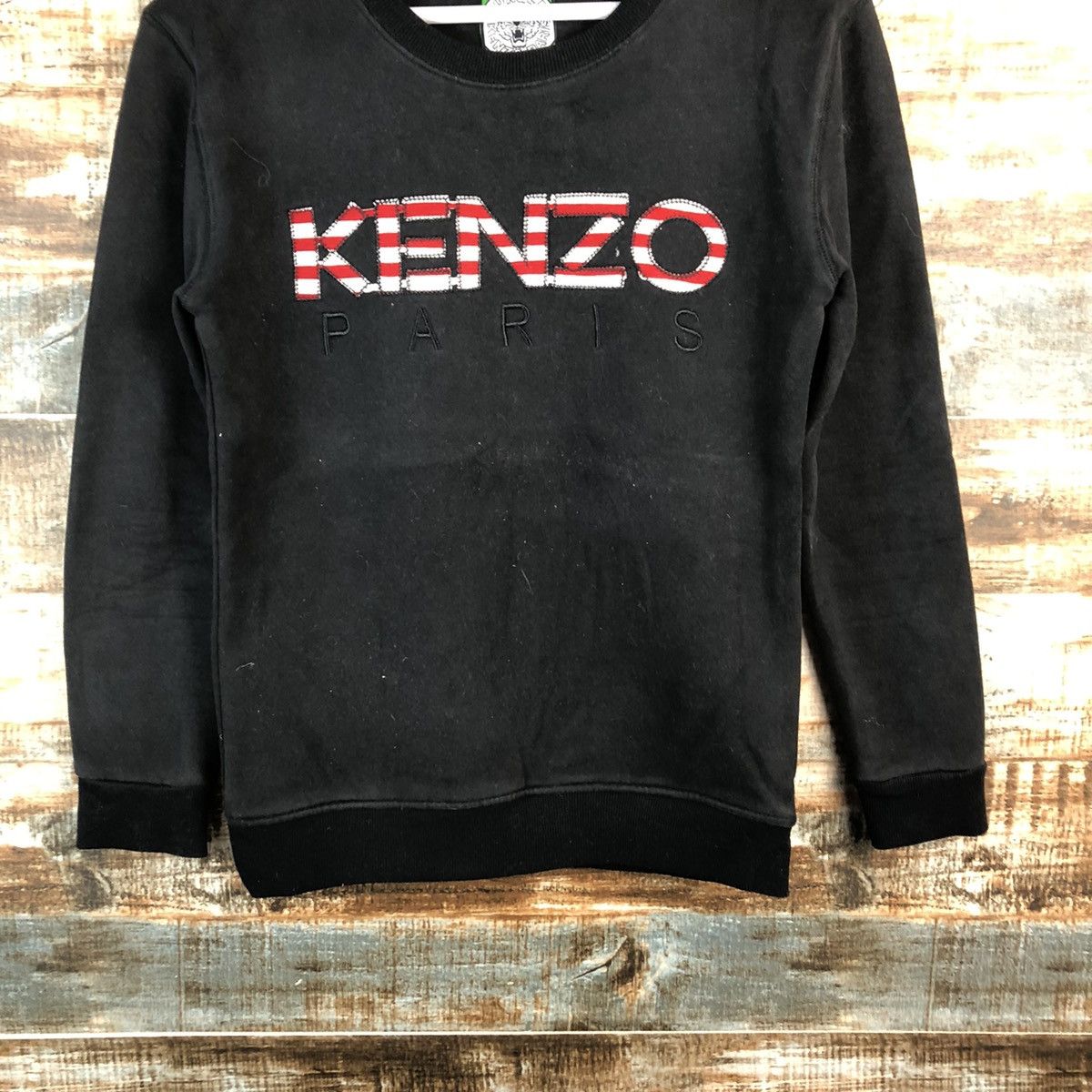 Japanese Brand Kenzo Paris Black Sweatshirt #A2448 Size M / US 6-8 / IT 42-44 - 3 Thumbnail