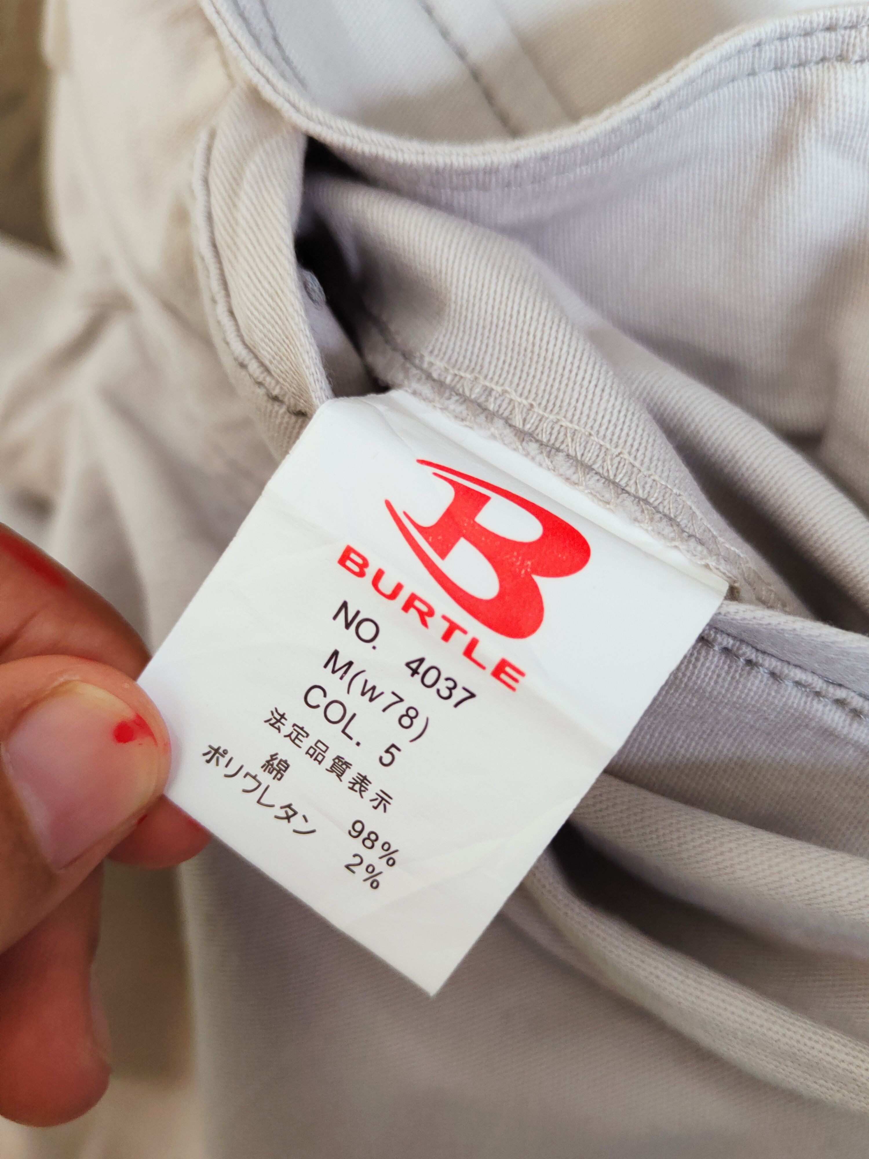 Japanese Brand Burtle Light Gray Multipocket Tactical Cargo Pants #W324 Size US 30 / EU 46 - 14 Thumbnail