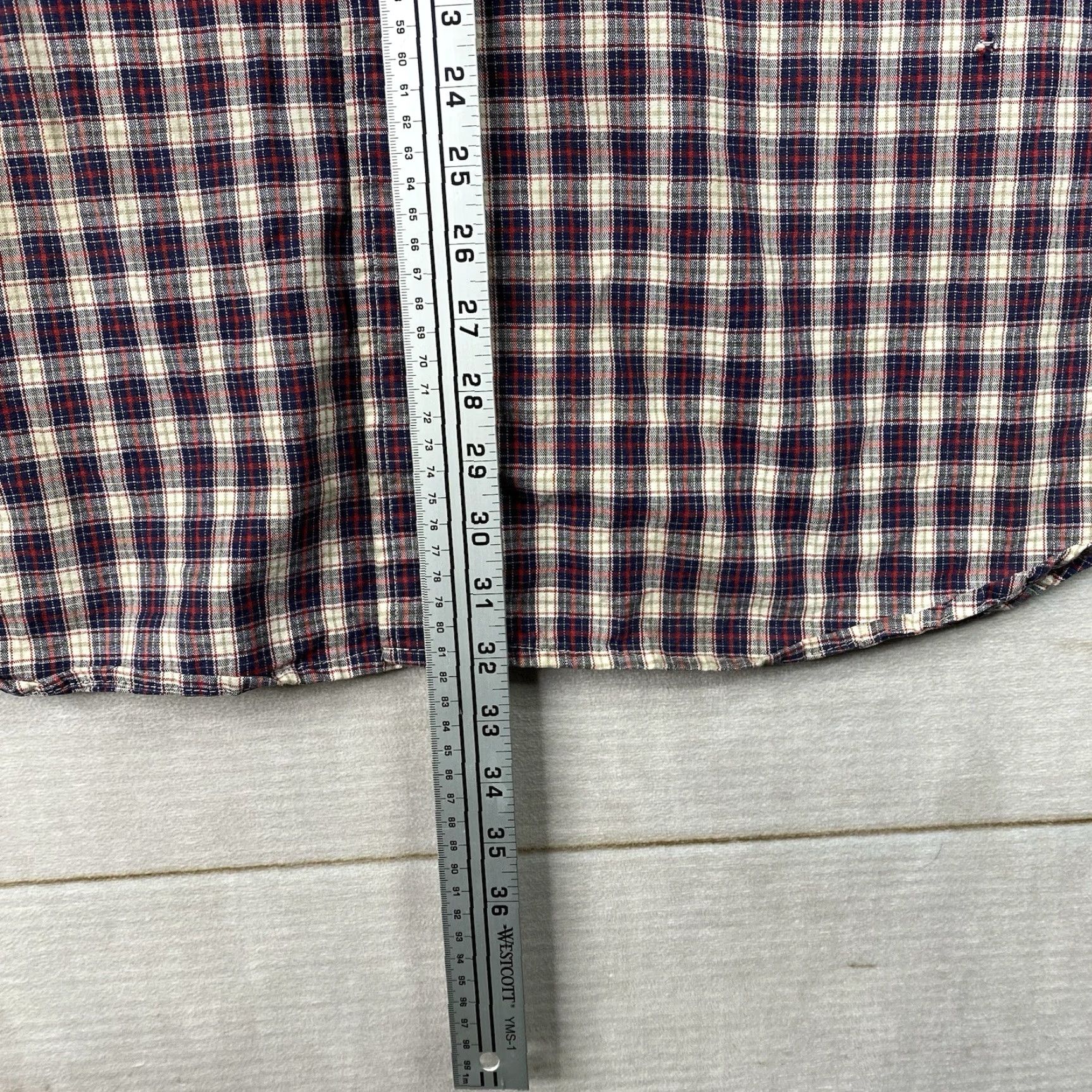 Carhartt VINTAGE Carhartt Shirt 3XL Made in USA Red Plaid Woven Long Sleeve Button Up Mens Size US XXL / EU 58 / 5 - 7 Thumbnail