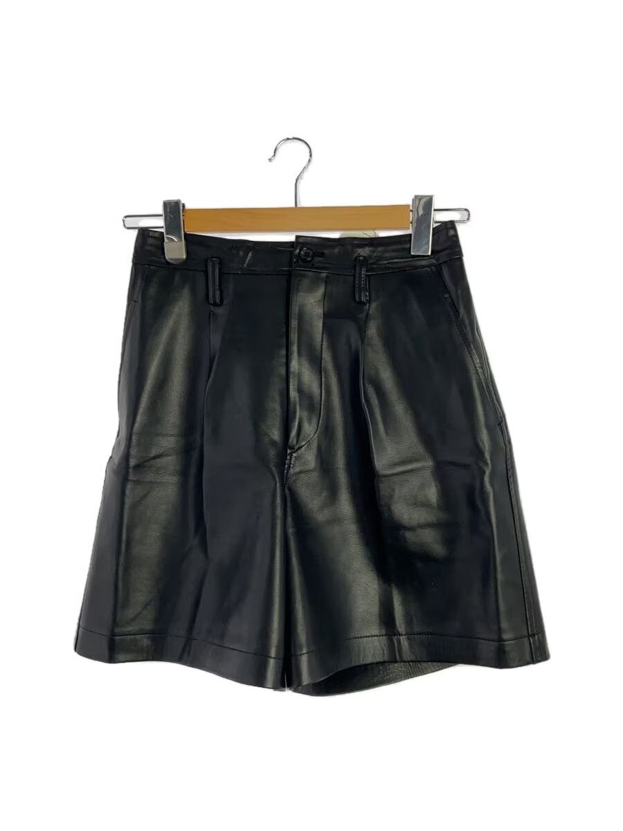 Comme des Garcons 1991 Faux Leather Flared Shorts Size US 27 - 1 Thumbnail