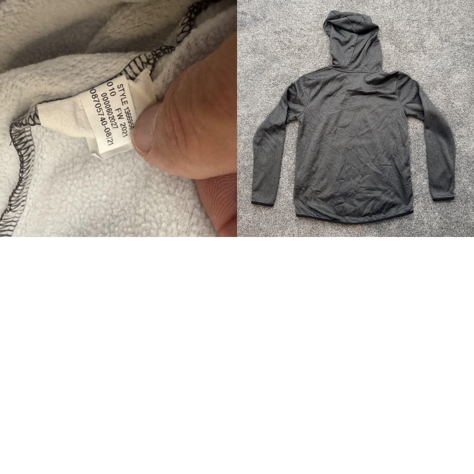 Under Armour Under Armour Hoodie S Cozy Casual Feminine Sporty Athleisure Soft Girl Script Women's Pullover Gray Size S / US 4 / IT 40 - 8 Thumbnail