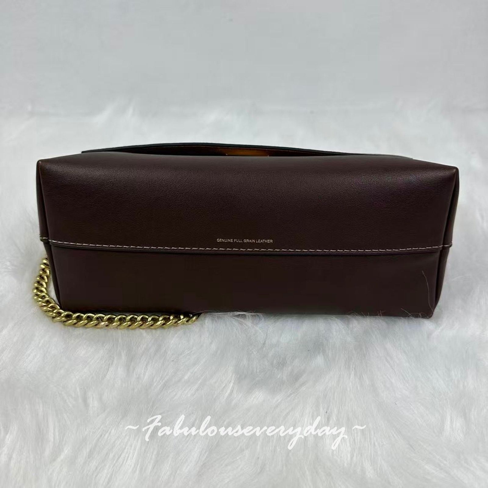 Coach COACH Chelsea Shoulder Bag 30 Chain Leather CDS61 Maple NWT Size ONE SIZE - 8 Thumbnail