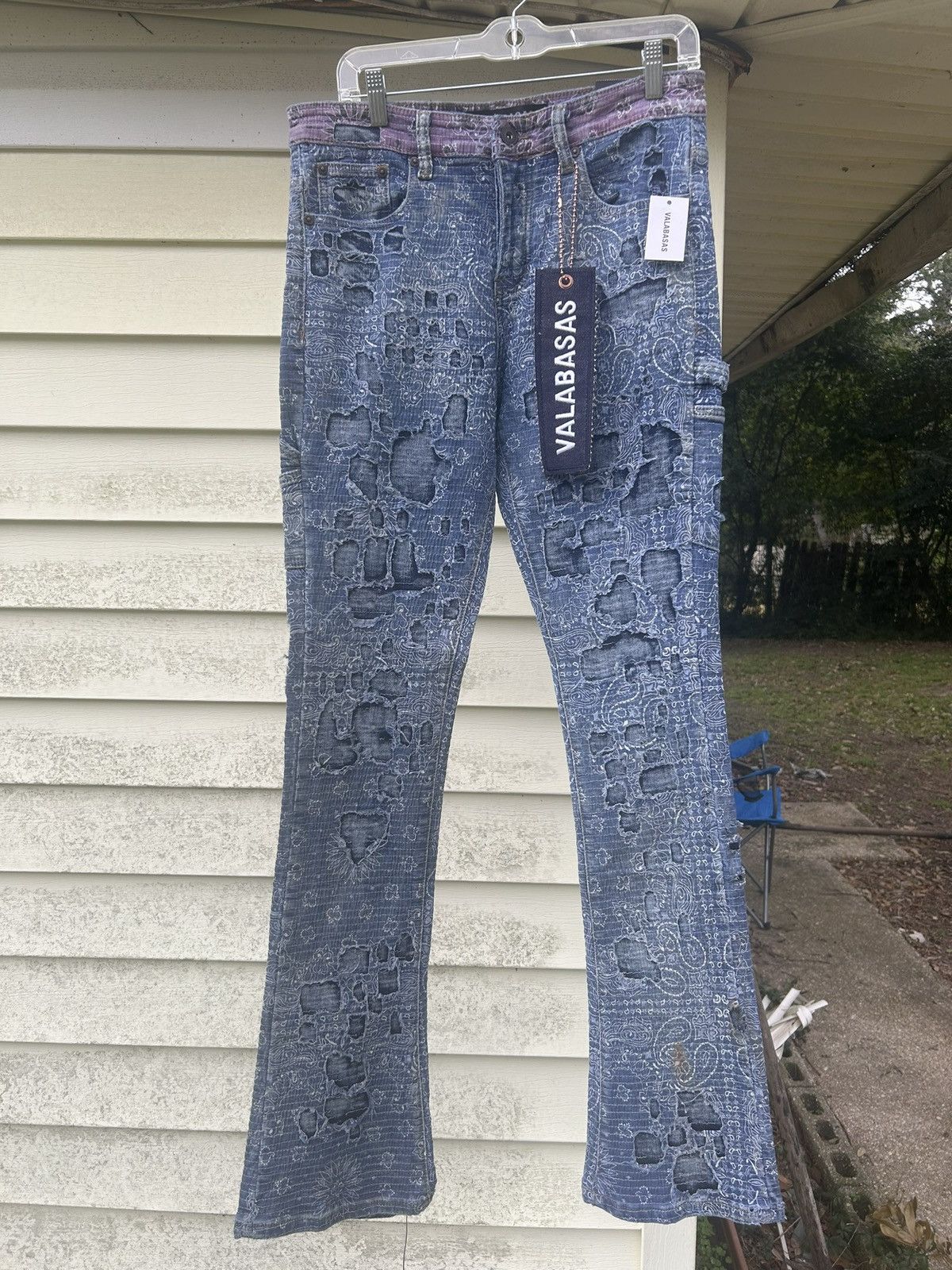 Vale Valabasas distresses denim Size US 32 / EU 48 - 9 Thumbnail