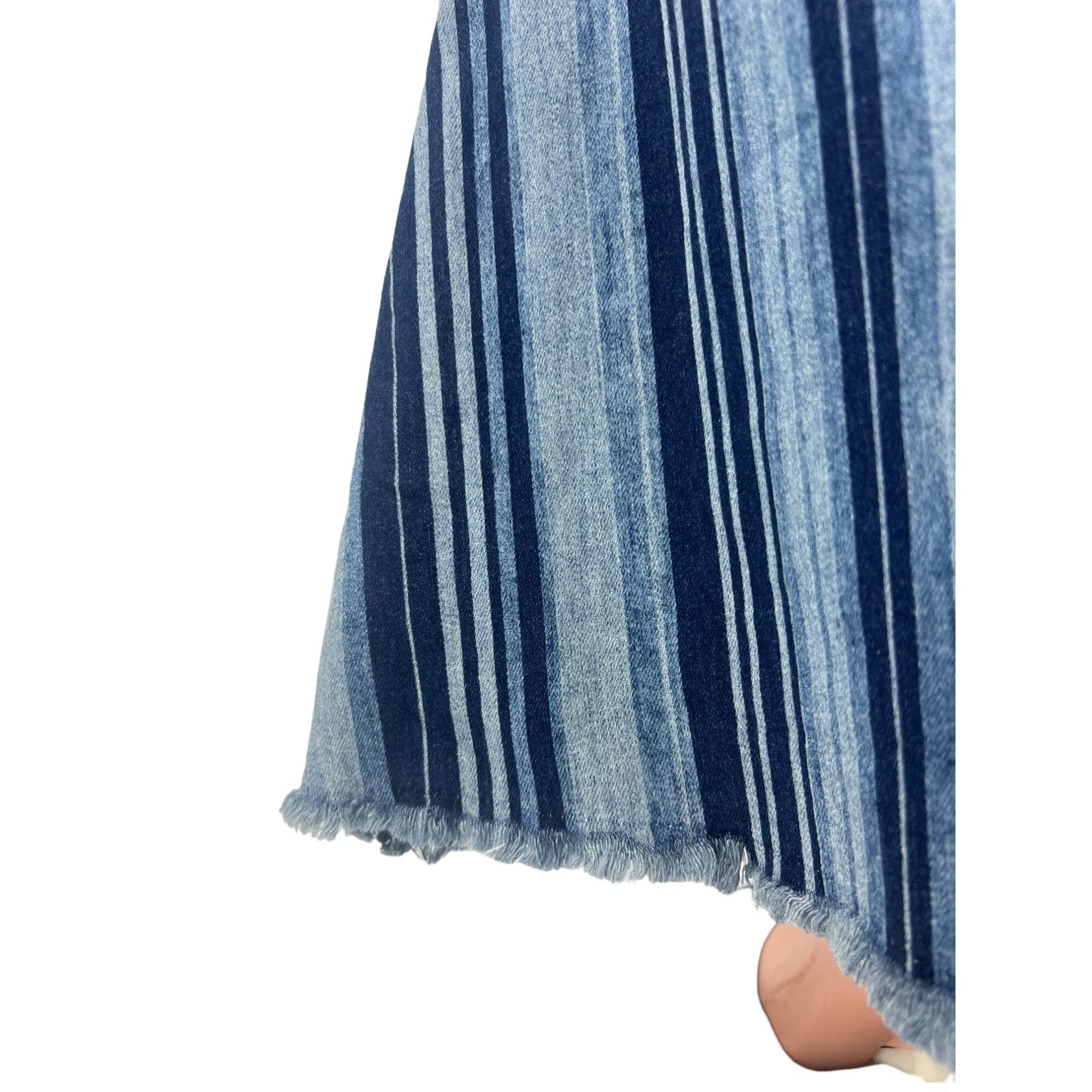 Free People NWT RARE Free People Frayed Hem Super Flare Bell Bottom Jean Size 31" - 10 Thumbnail
