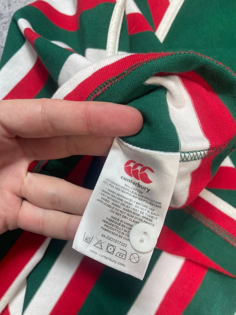 Canterbury of New Zealand Vintage Canterbury Leicester Tigers Rugby Long Shirt Y2K Size US XL / EU 56 / 4 - 7 Thumbnail