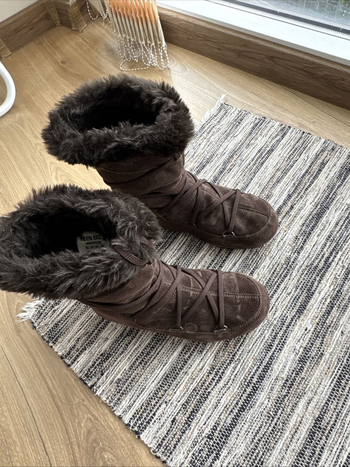 Moon Boot Moon Boot Suede Vintage Brown Hype Y2K Shoes Snow Boots Size US 6 / IT 36 - 5 Thumbnail