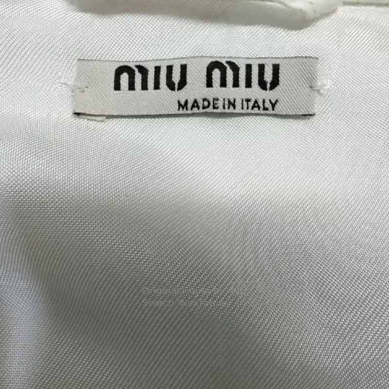 Miu Miu Miu Miu White Denim Jacket for Women . Size XL / US 12-14 / IT 48-50 - 4 Thumbnail