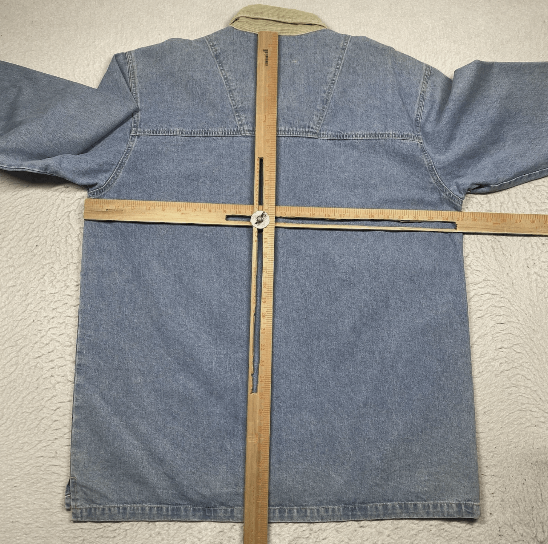 High Sierra Vintage High Sierra Mens Large Denim Jacket Corduroy Chore Size US L / EU 52-54 / 3 - 7 Thumbnail