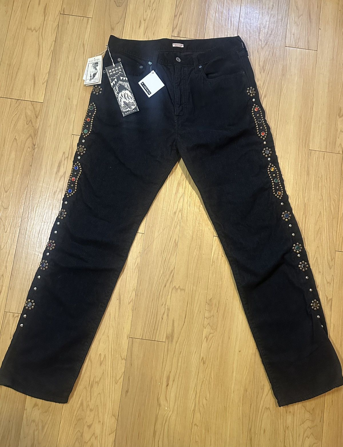 Kapital New KAPITAL studded corduroy Size US 34 / EU 50 - 4 Thumbnail