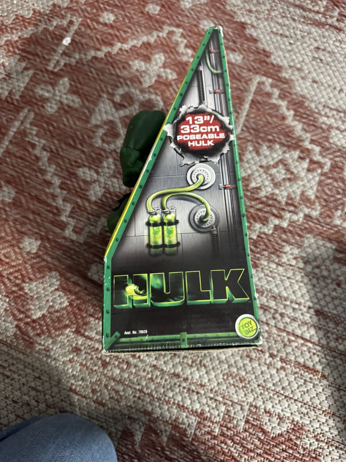 Marvel Comics Vintage 2003 Toy Biz 13 In Poseable HULK Movie Action Figure Size ONE SIZE - 3 Thumbnail