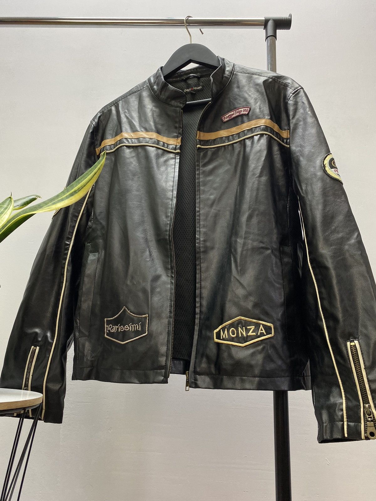 Japanese Brand × Vintage Vintage Tokyo Speed Leather racing Y2K jacket Size US L / EU 52-54 / 3 - 5 Thumbnail