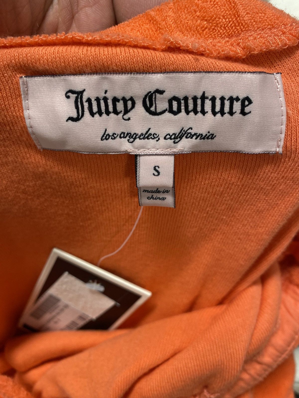 Juicy Couture Juicy Couture Y2K Safety Orange Halter Top Terry Size: S Size S / US 4 / IT 40 - 2 Thumbnail